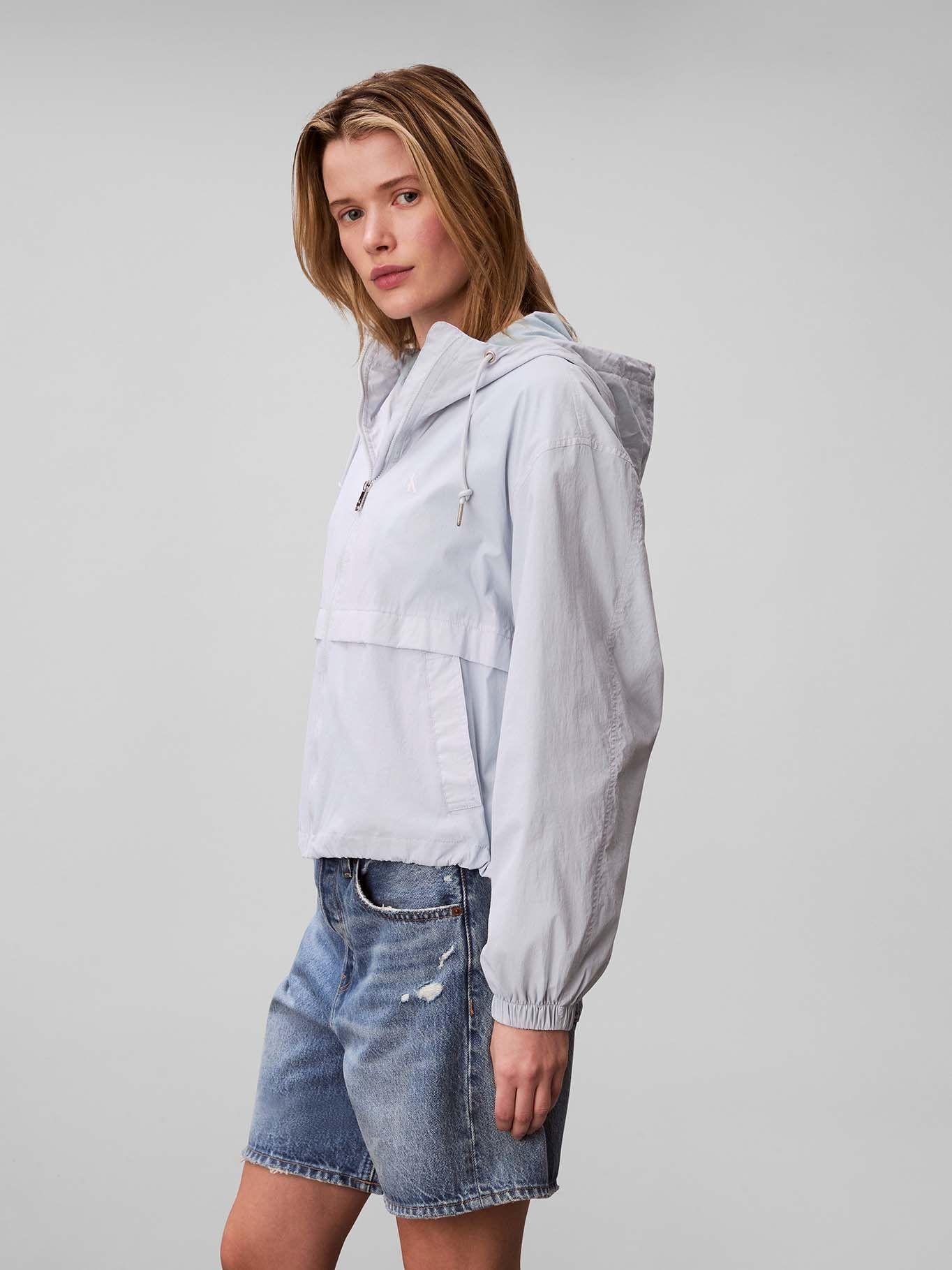 Chaqueta Cortavientos Essential Celeste Calvin Klein-3