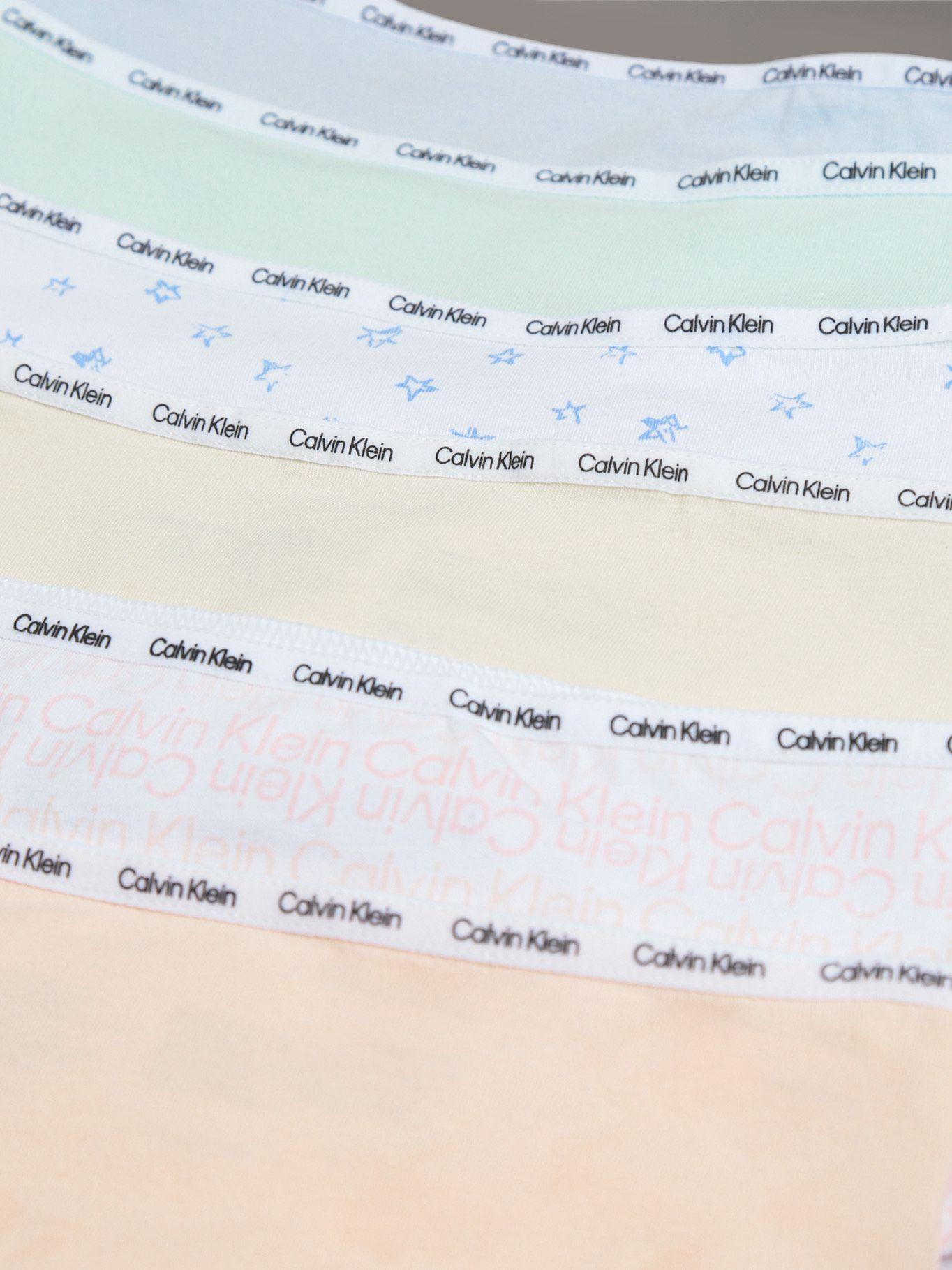 Pack 6 Calzones Hipster Niña Multicolor Calvin Klein-3