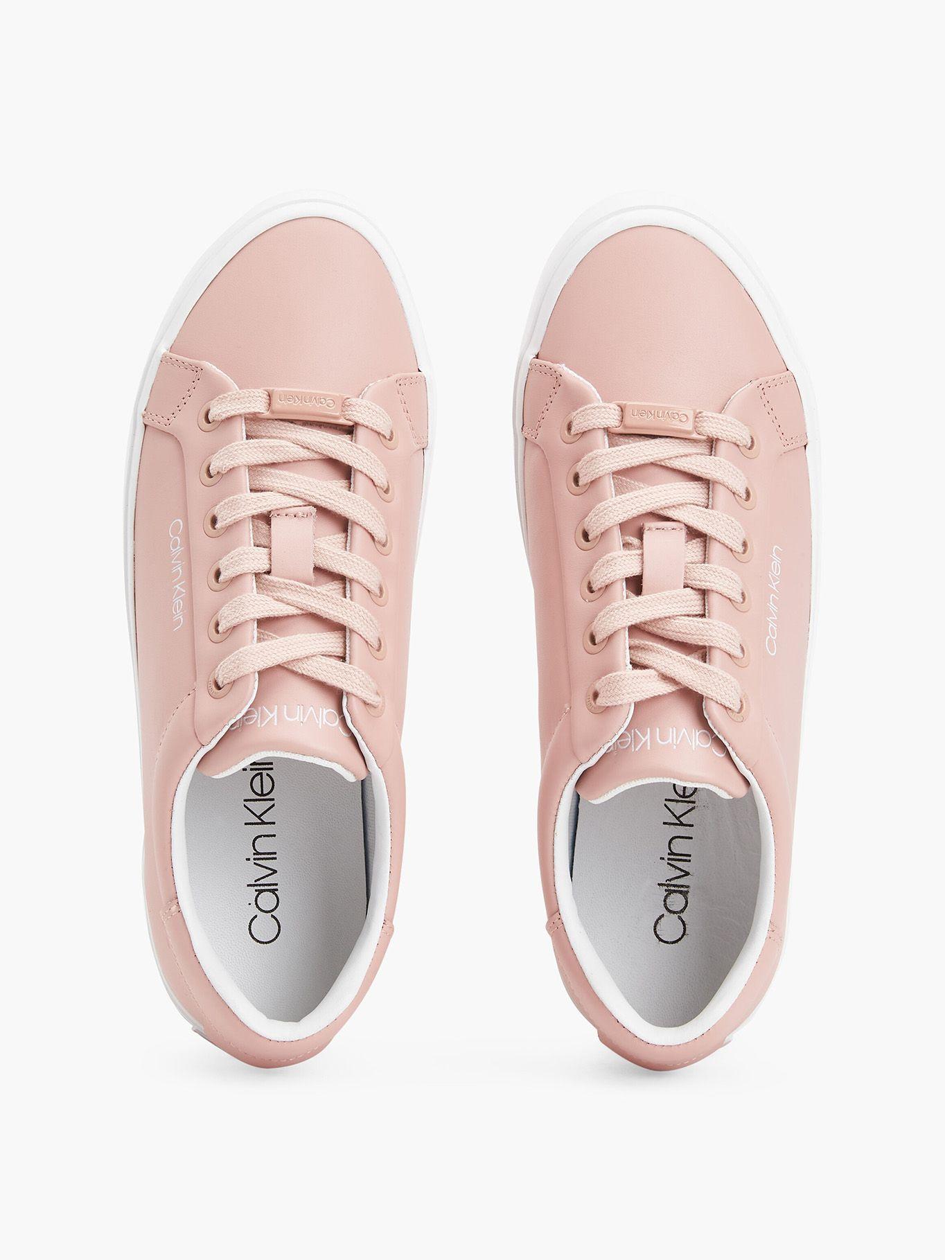 Zapatilla Urbana Lace Up Lth Rosa Calvin Klein-2