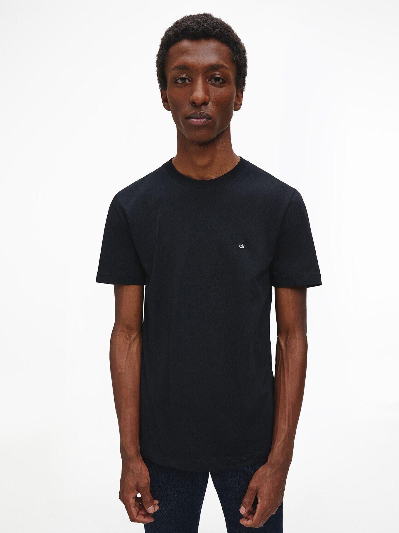 Polera Cotton Logo Embroidery Negro Calvin Klein-0