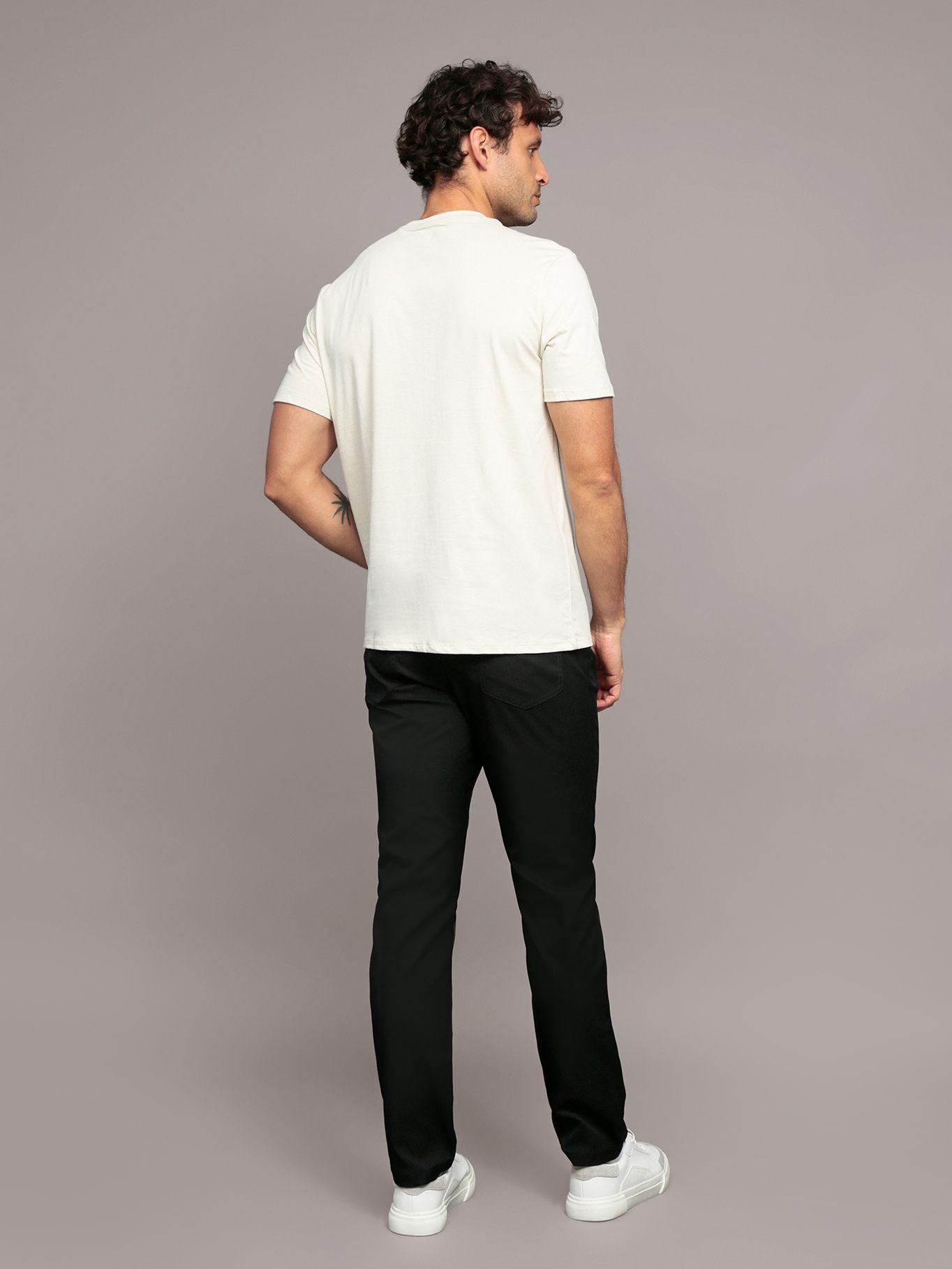 Polera Outline Boxed Logo Beige Calvin Klein-2