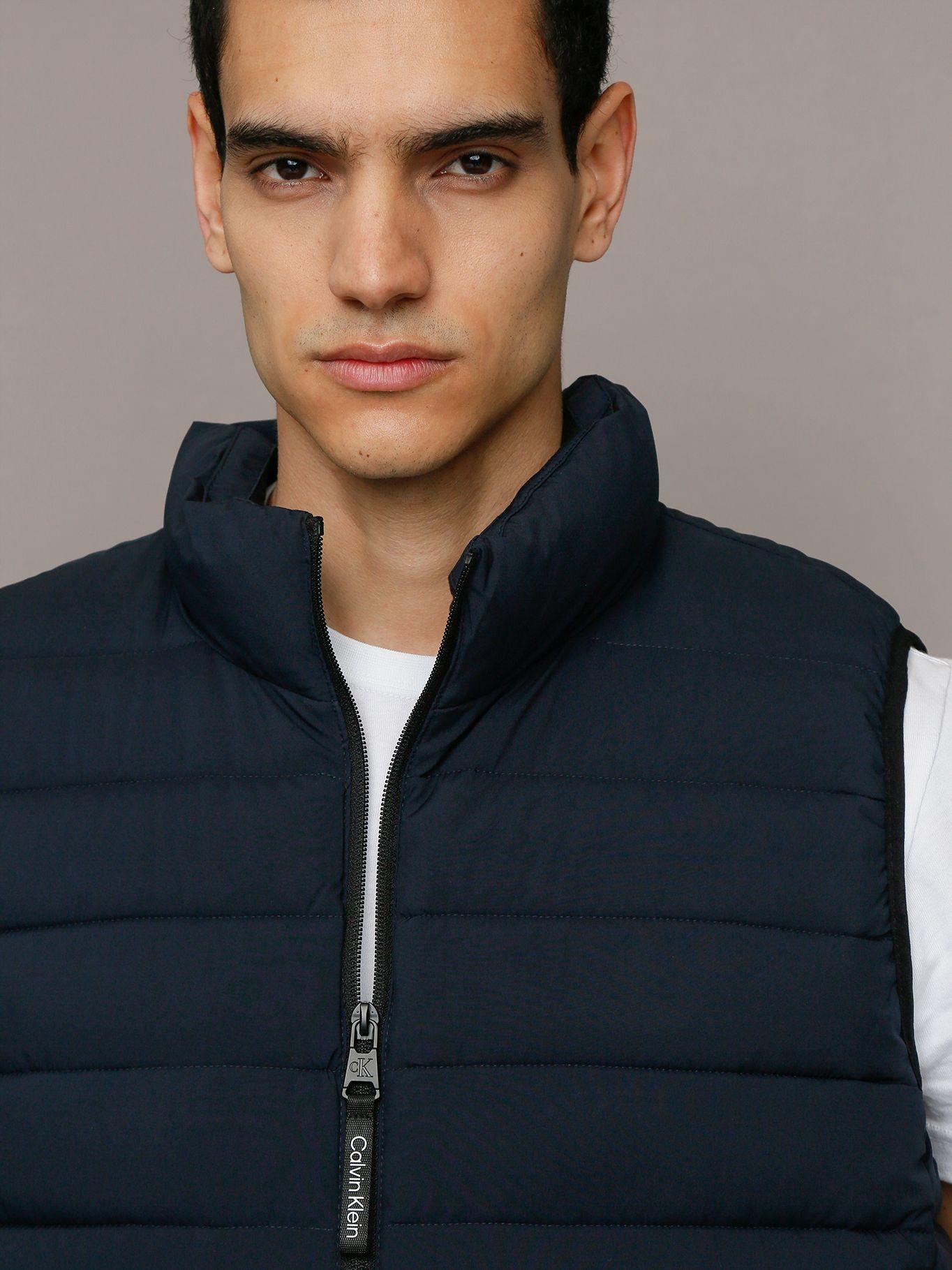 Chaqueta Ligera Acolchada Azul Calvin Klein-4