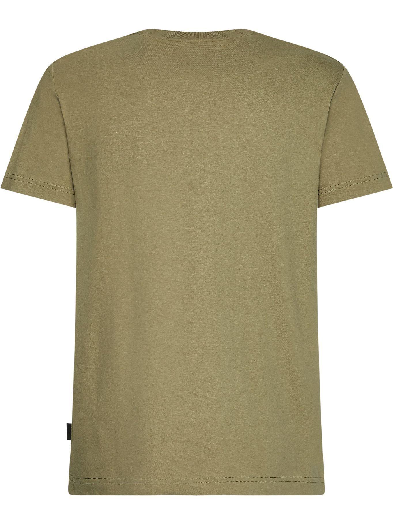 Polera Tonal Logo Tape Verde Calvin Klein-1