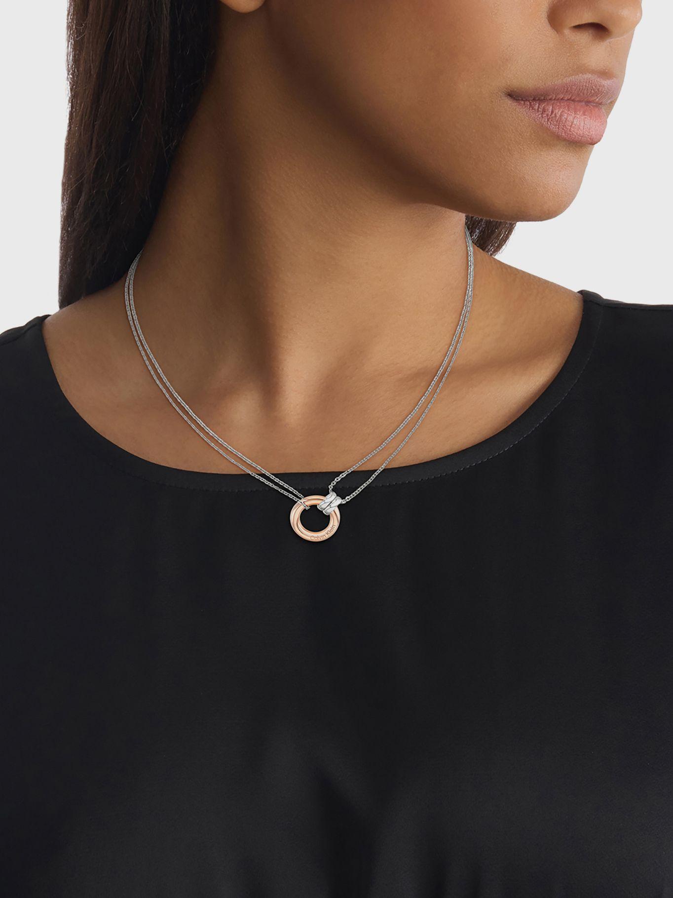Cadena Shape Pendant Plateado Calvin Klein-2