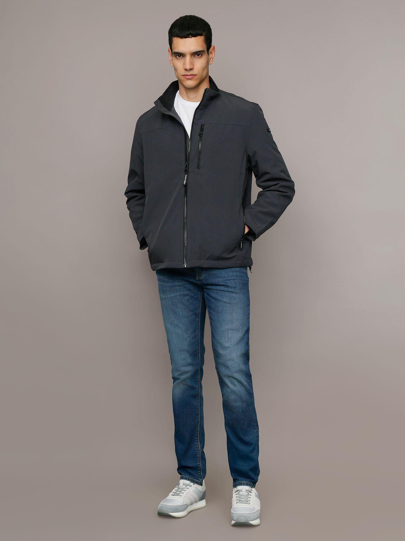 Chaqueta Sherpa Lined Gris Calvin Klein-1