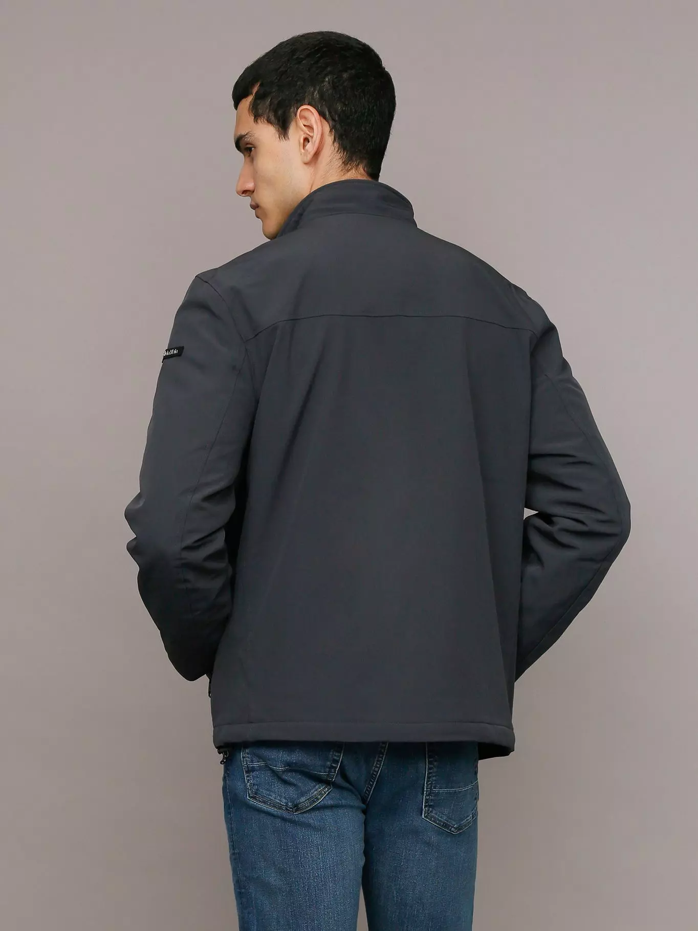 Chaqueta Sherpa Lined Gris Calvin Klein-3