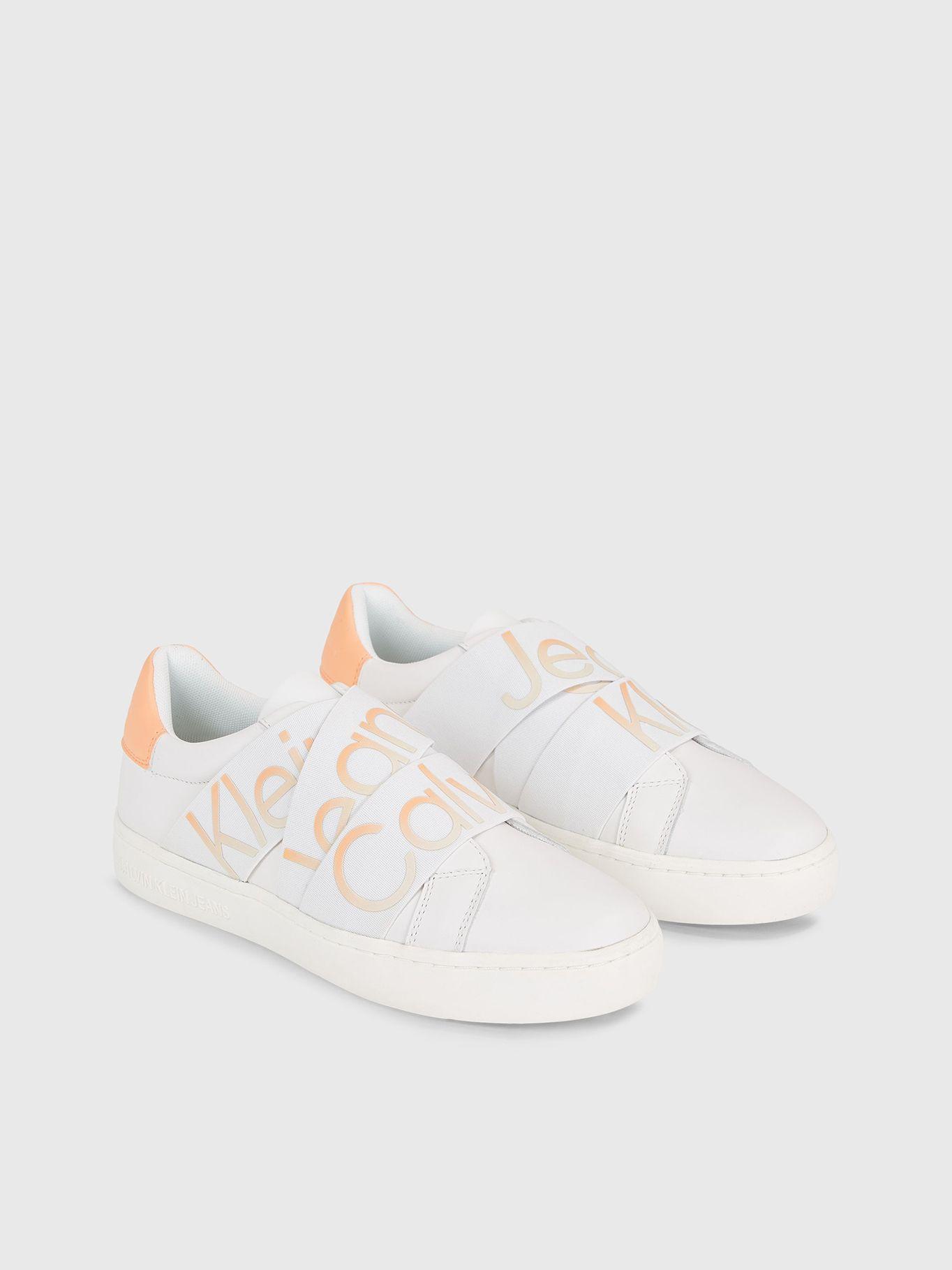 Zapatilla de Cuero Classic Cupsole Blanco Calvin Klein-0