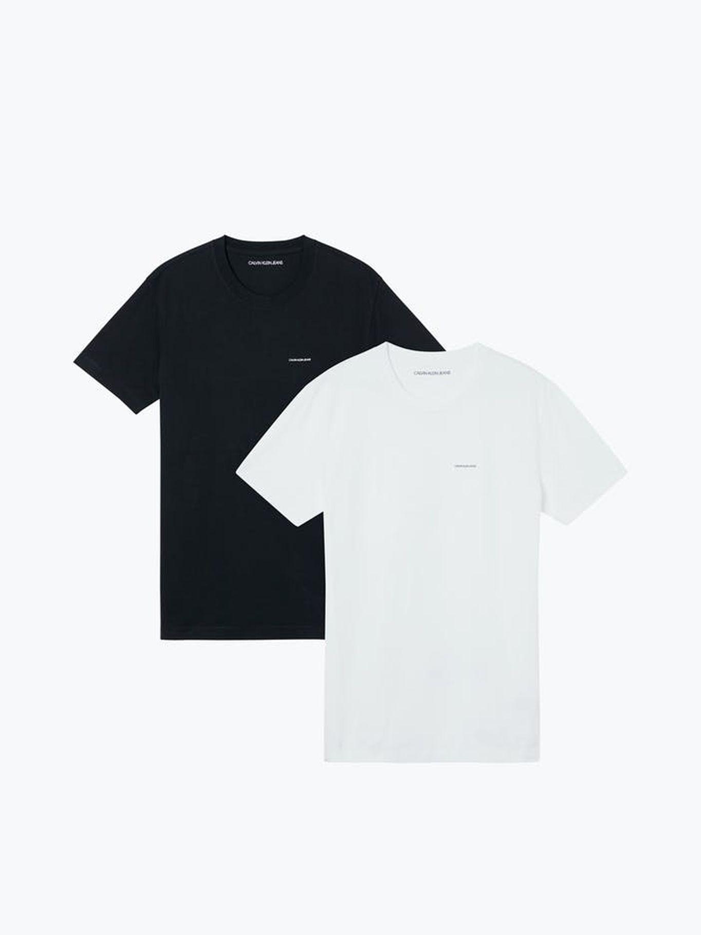 Polera 2 Pack Slim Negro Calvin Klein-0