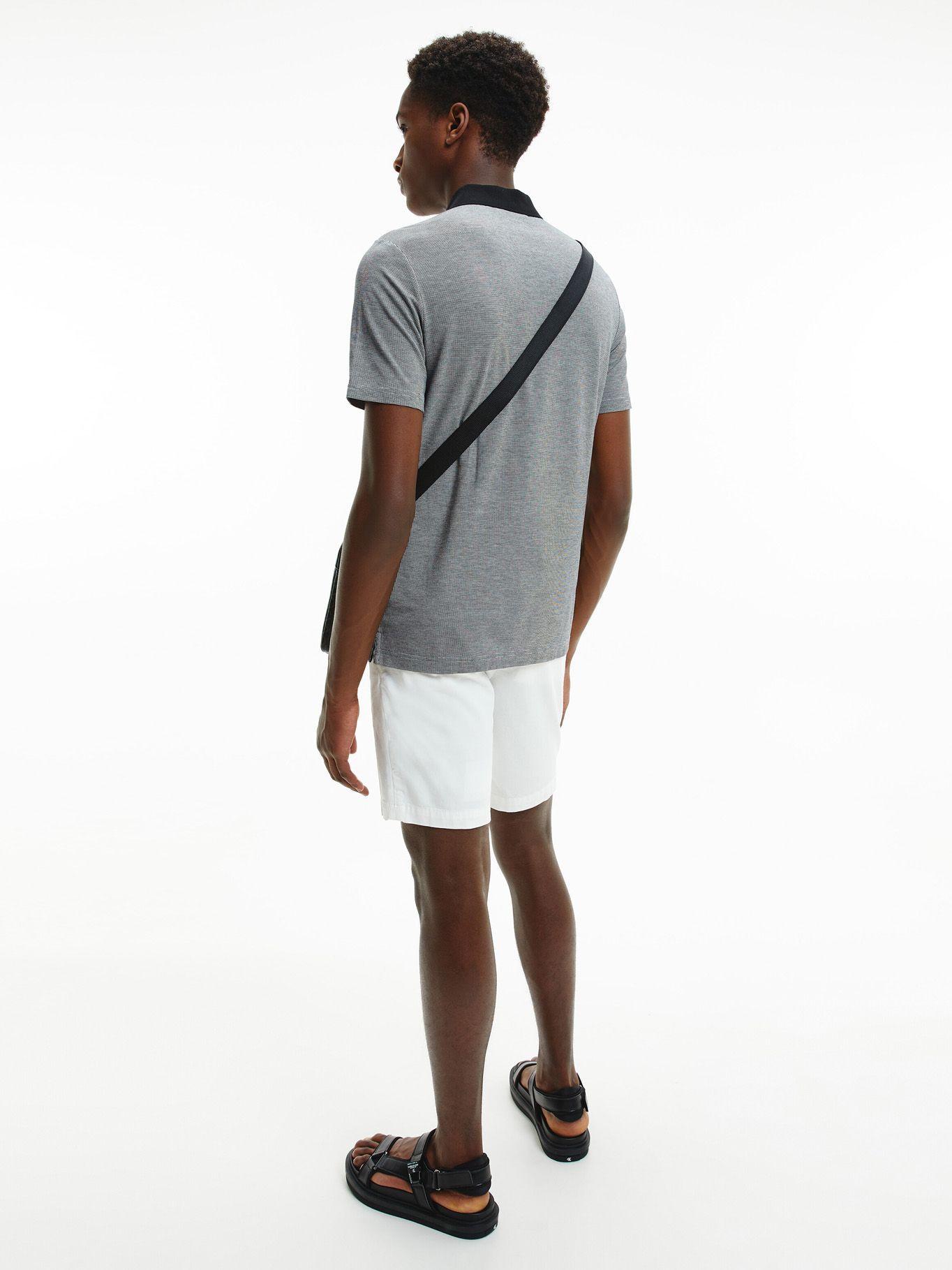 Polo Micro Structured Gris Calvin Klein-1