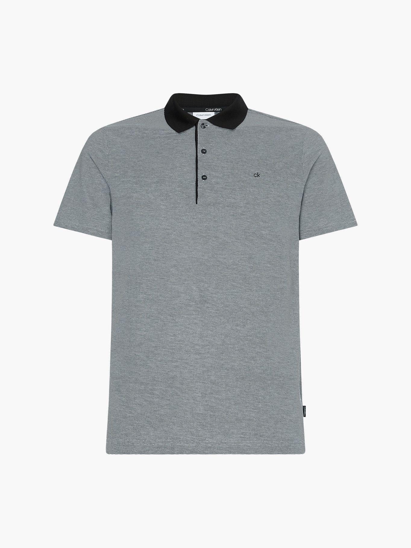 Polo Micro Structured Gris Calvin Klein-4