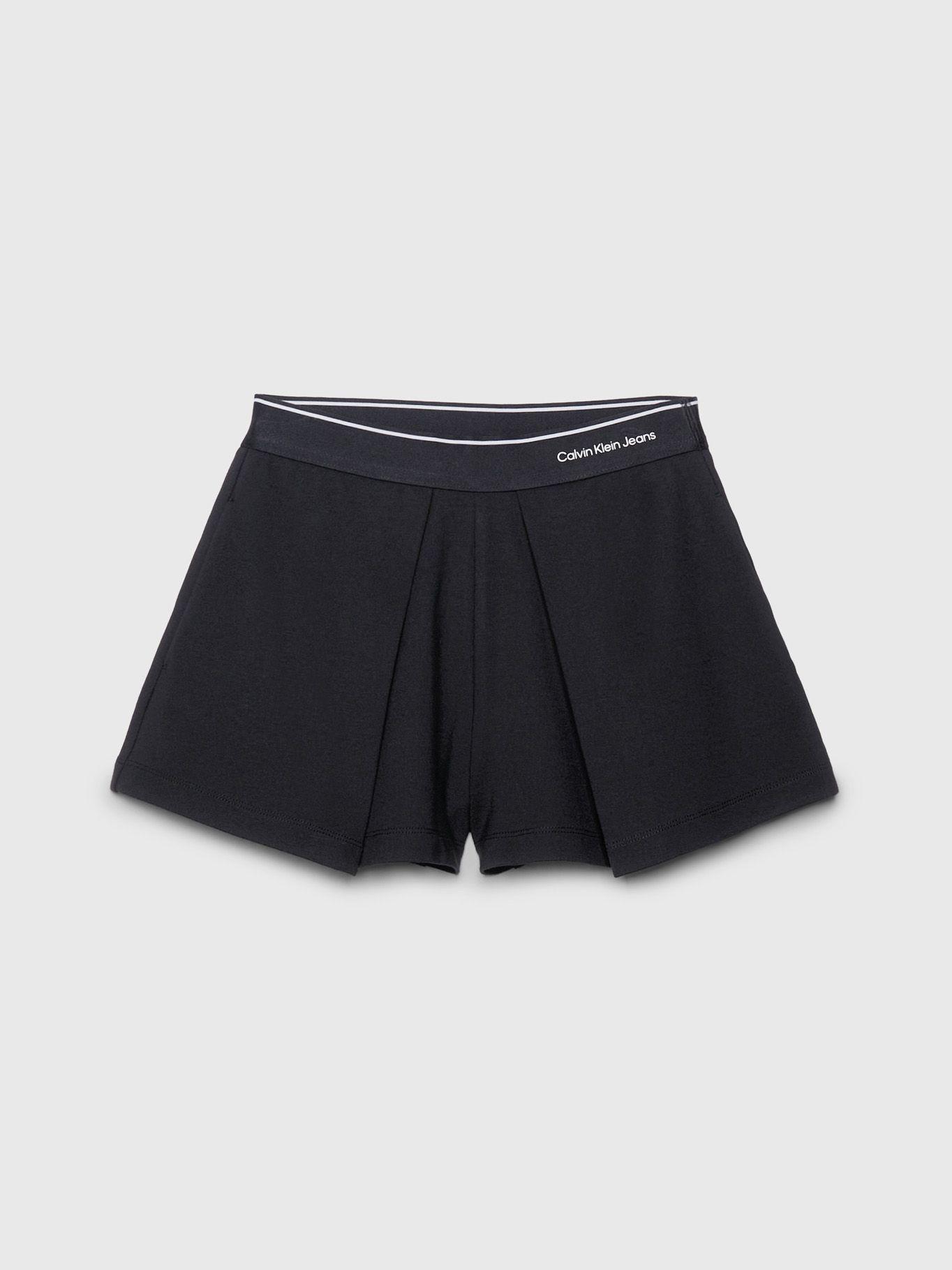 Falda Short Tape Skort Negro Calvin Klein-4
