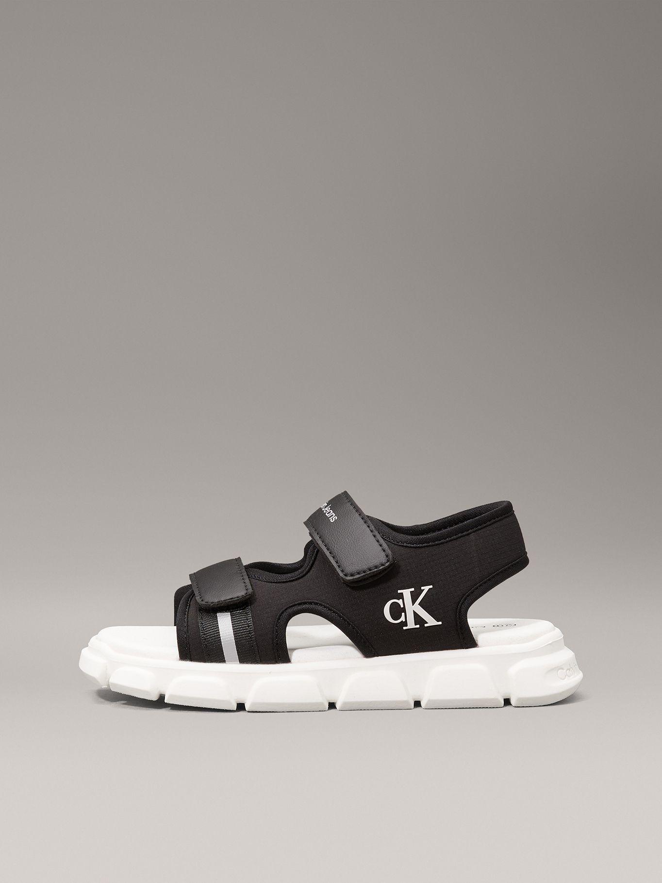 Sandalias Niño con Doble Velcro Negro Calvin Klein-5