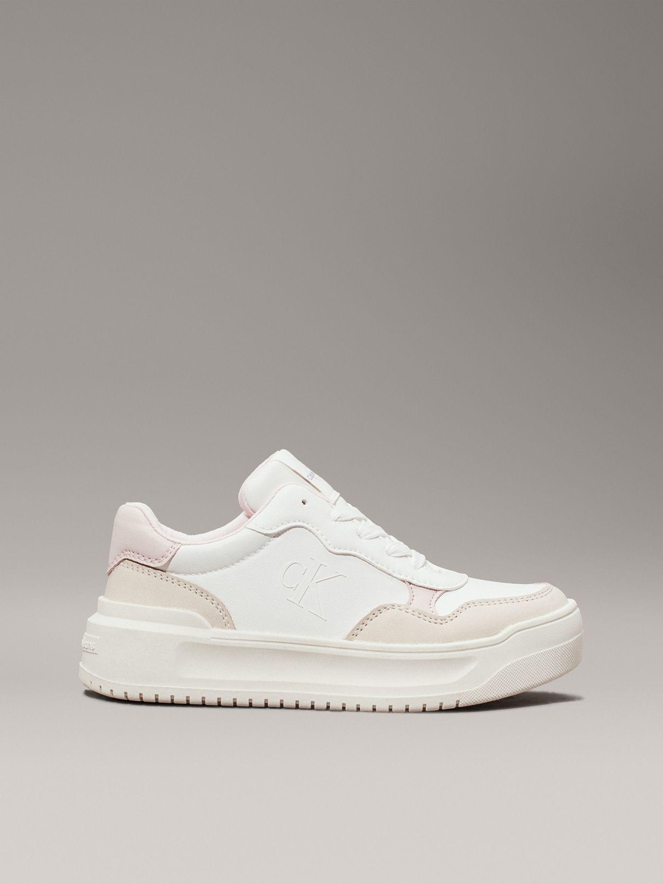 Zapatilla Niña Low Cut Lace-Up Blanco Calvin Klein-4