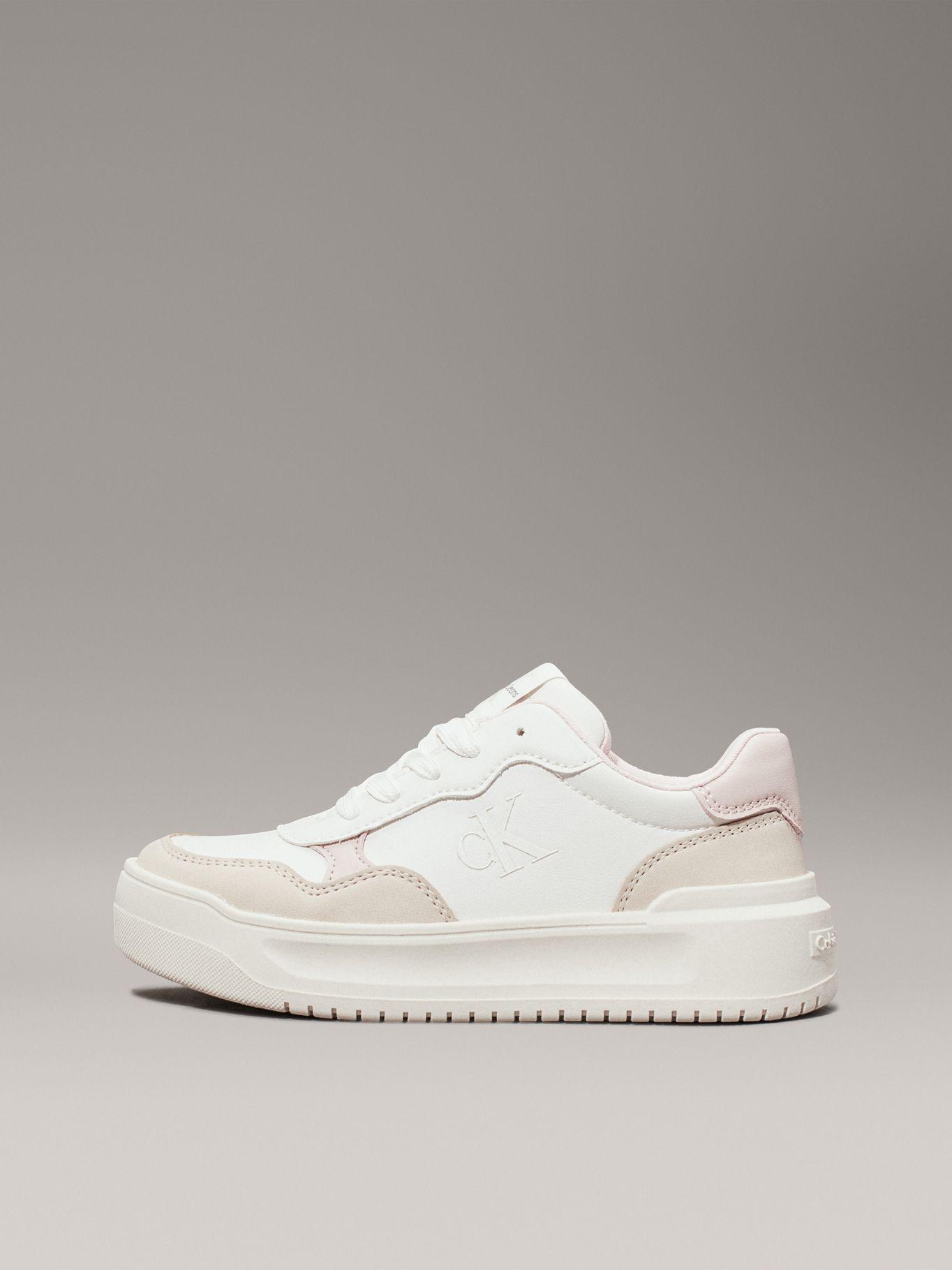 Zapatilla Niña Low Cut Lace-Up Blanco Calvin Klein-5