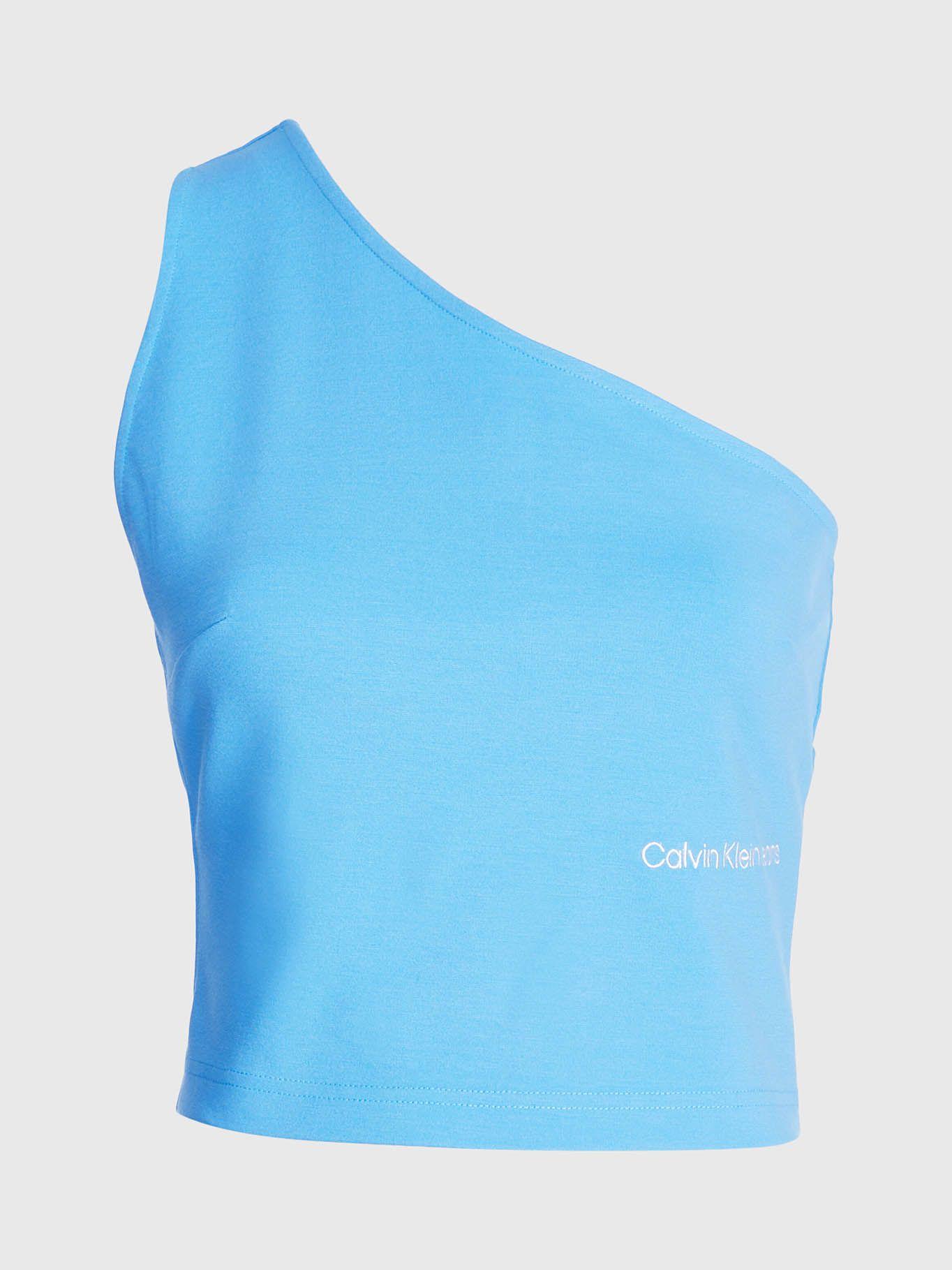 Top de punto milano con hombro descubierto Celeste Calvin Klein-5