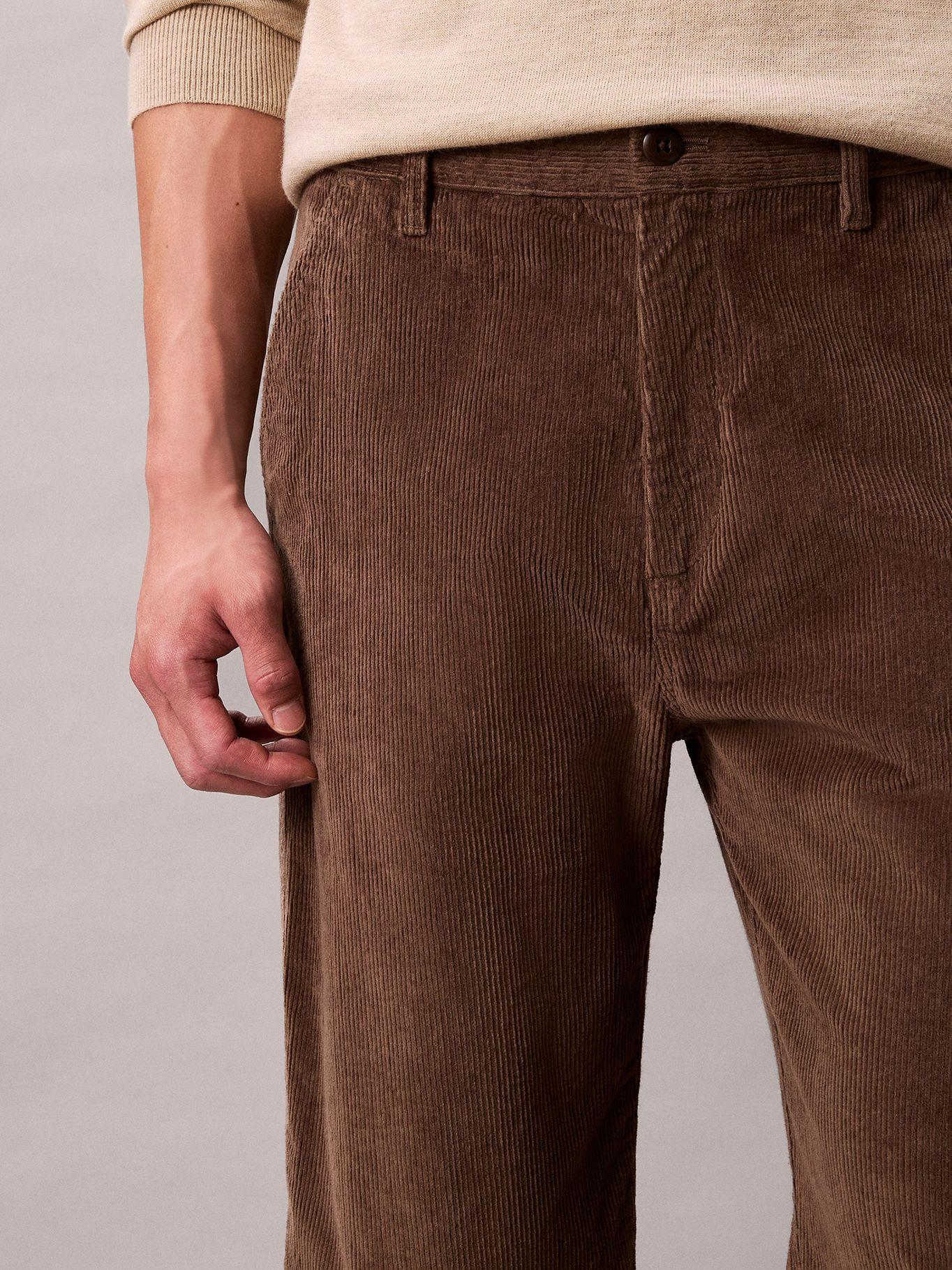 Pantalón Recto de Pana Estilo 90S Cafe Calvin Klein-2