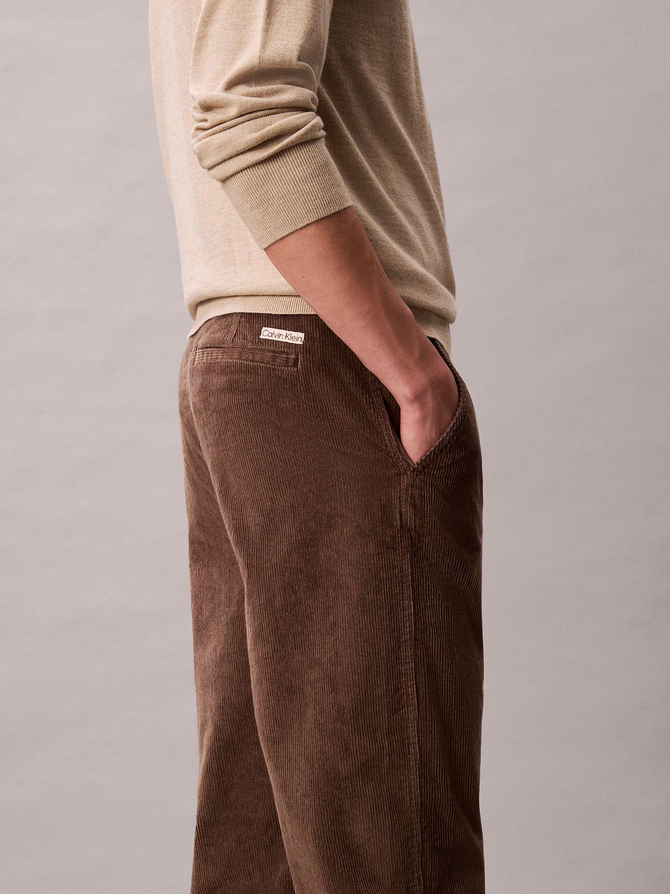 Pantalón Recto de Pana Estilo 90S Cafe Calvin Klein-4