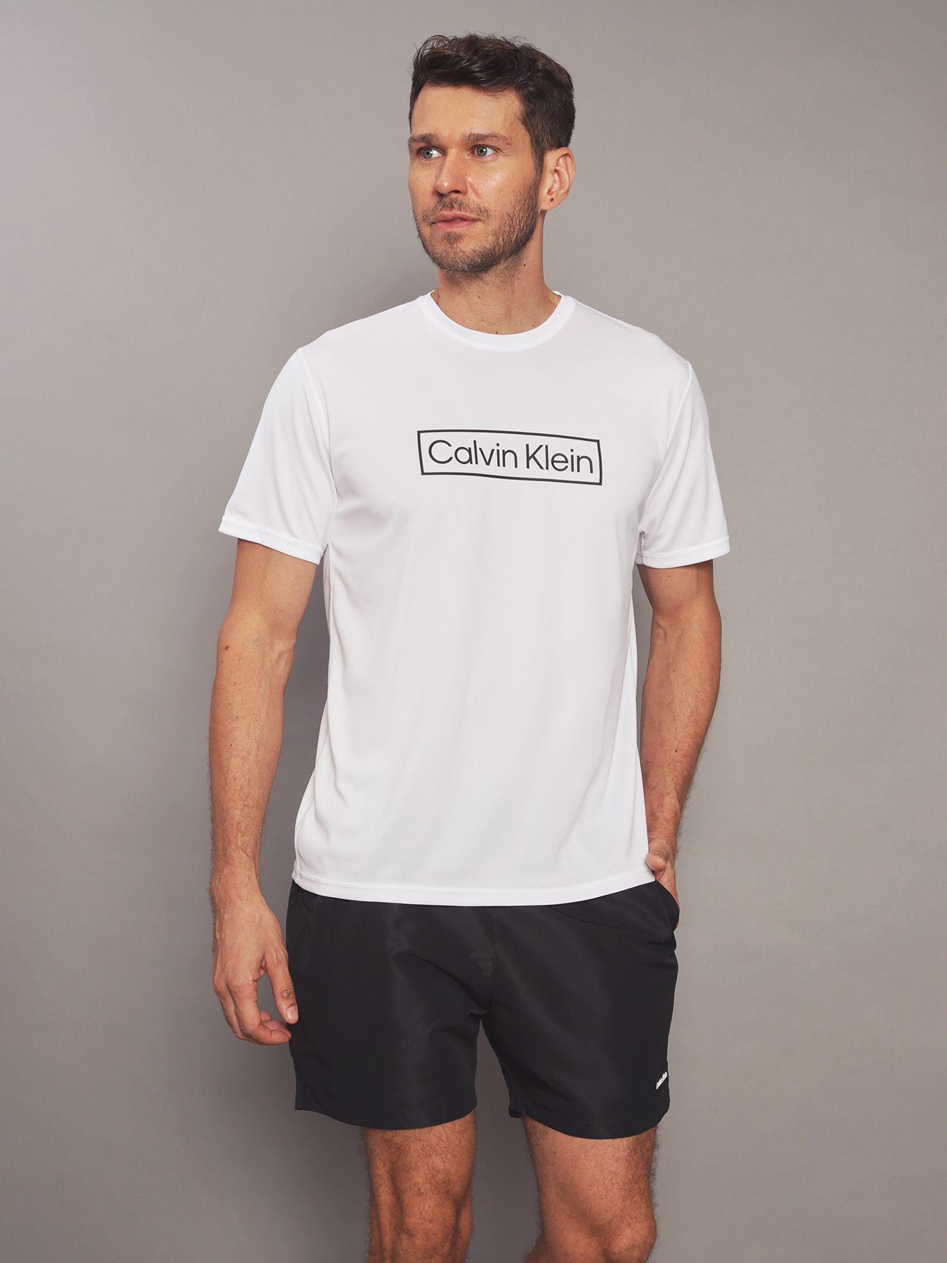 Polera Rash Guard Blanco Calvin Klein-0