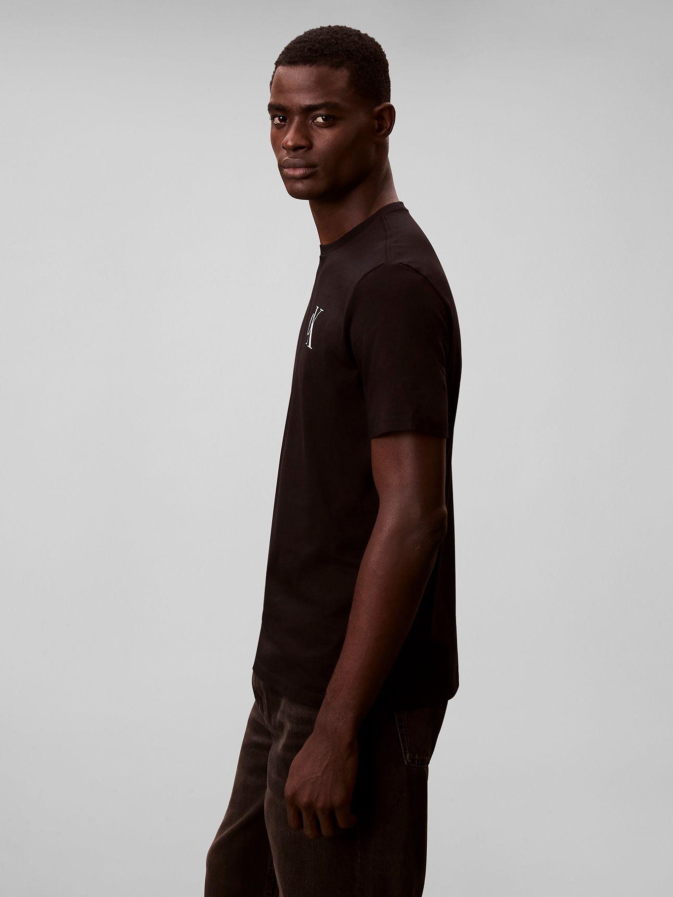 Polera con Monograma 30S Negro Calvin Klein-3