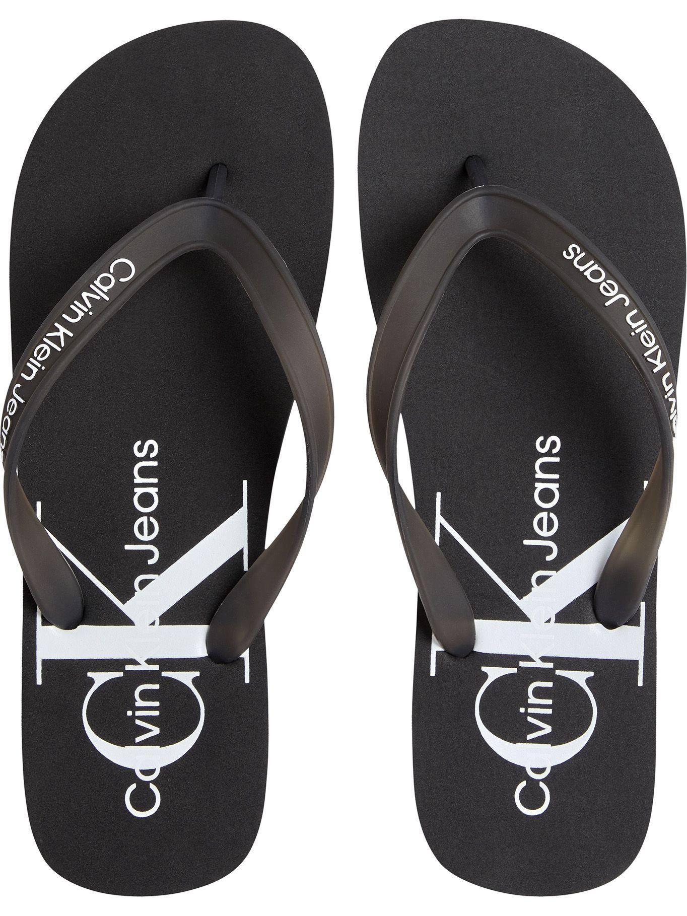 Sandalia Monogram Negro Calvin Klein-2