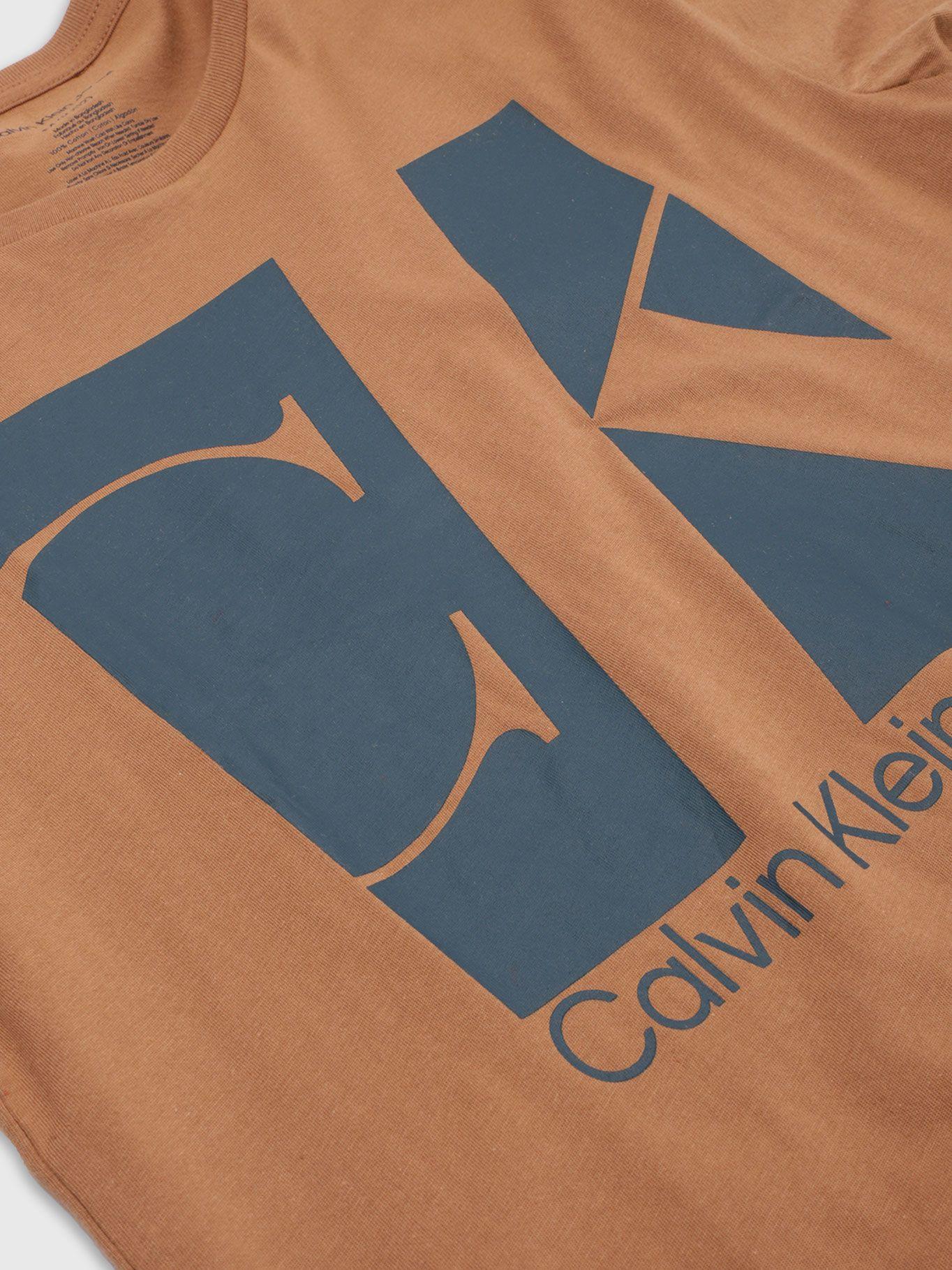 Polera Niño Deframe Café Calvin Klein-2