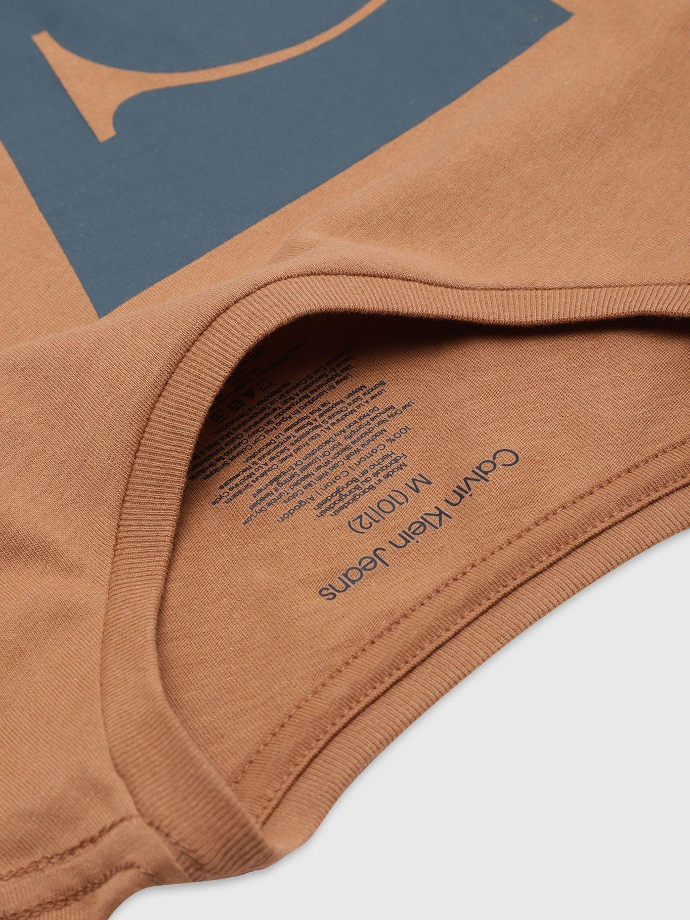Polera Niño Deframe Café Calvin Klein-3