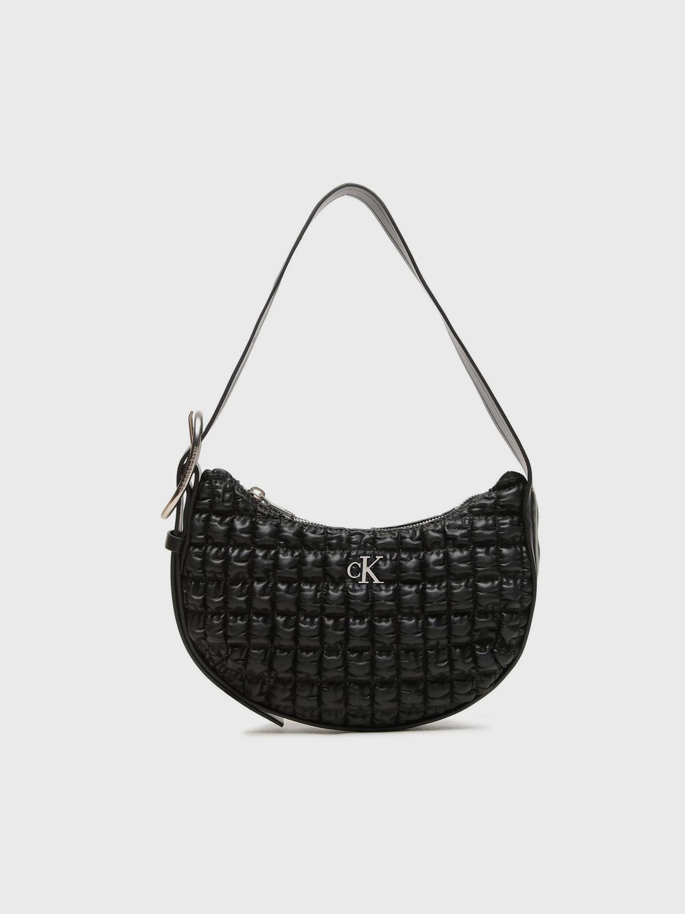Cartera Crescent Buckle Negro Calvin Klein-3
