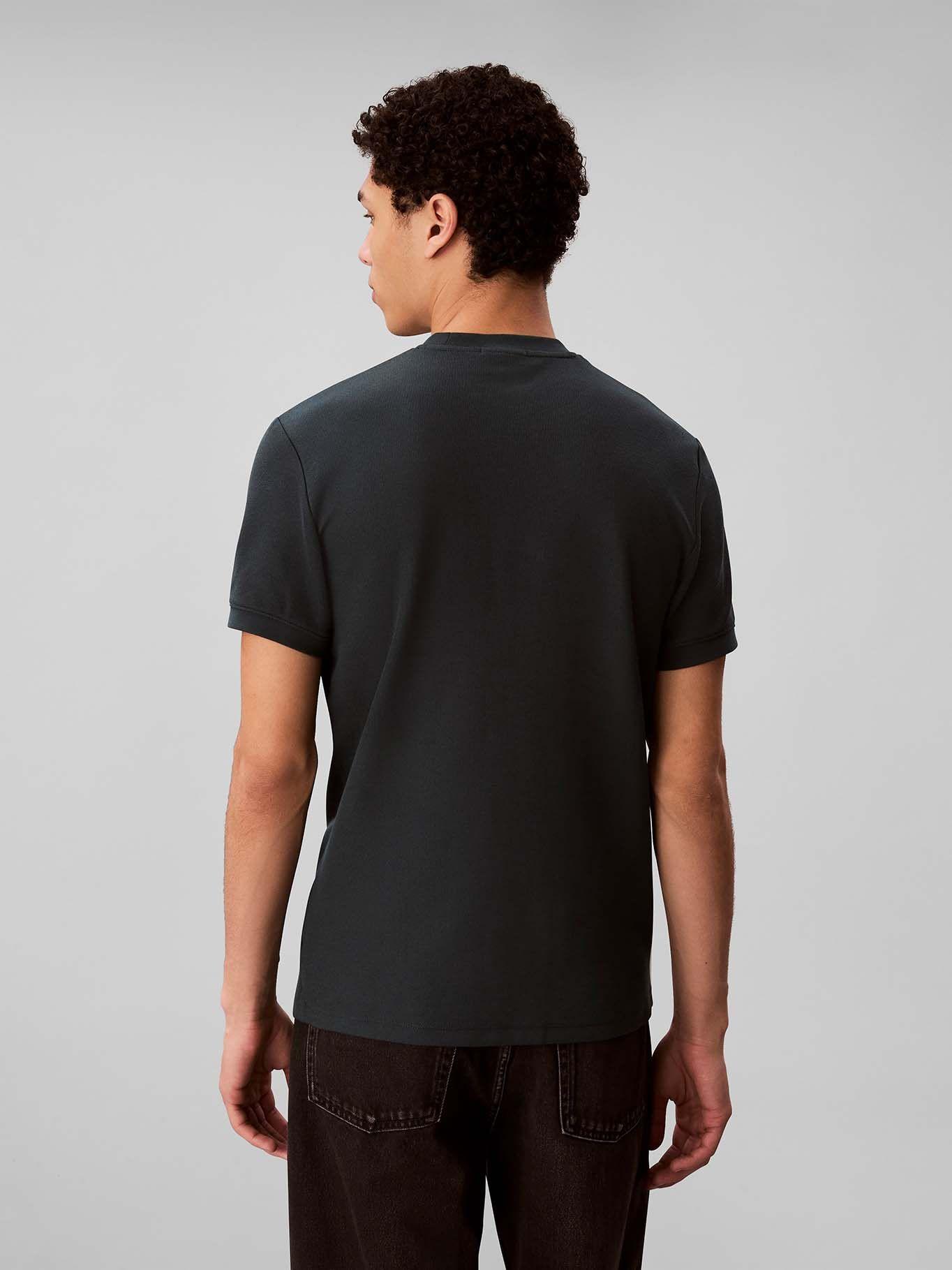 Polera Slim Micro Waffle Verde Calvin Klein-2