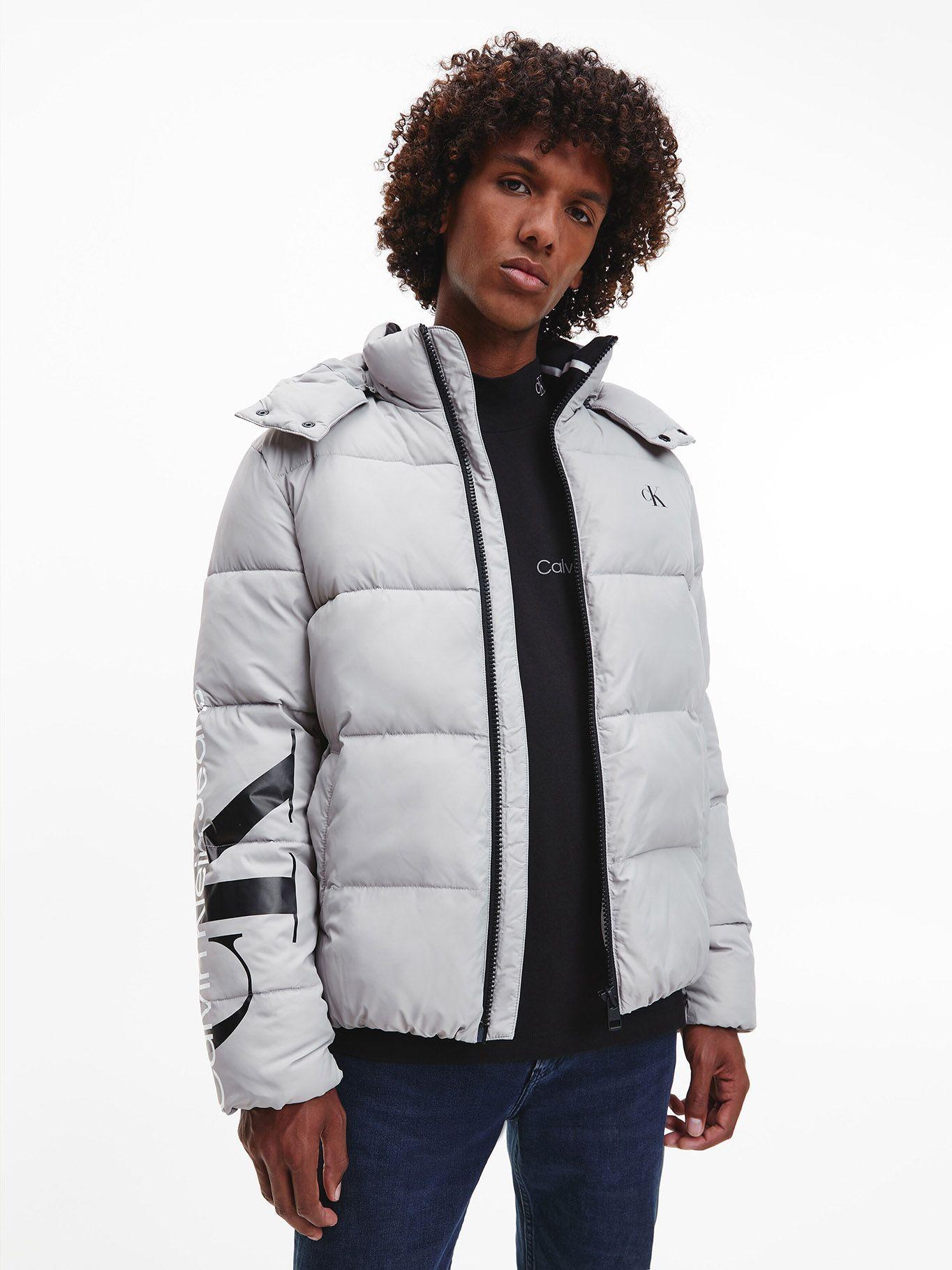 Parka Essentials Non Down Gris PQY Calvin Klein-0