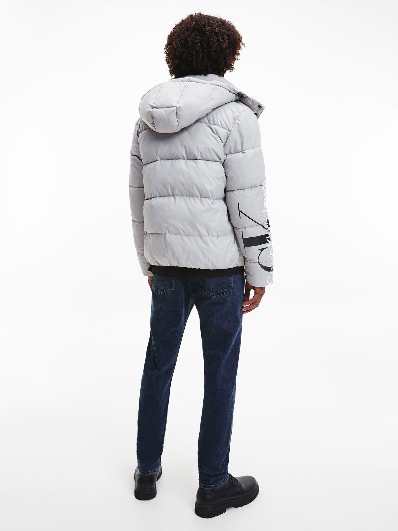 Parka Essentials Non Down Gris PQY Calvin Klein-2