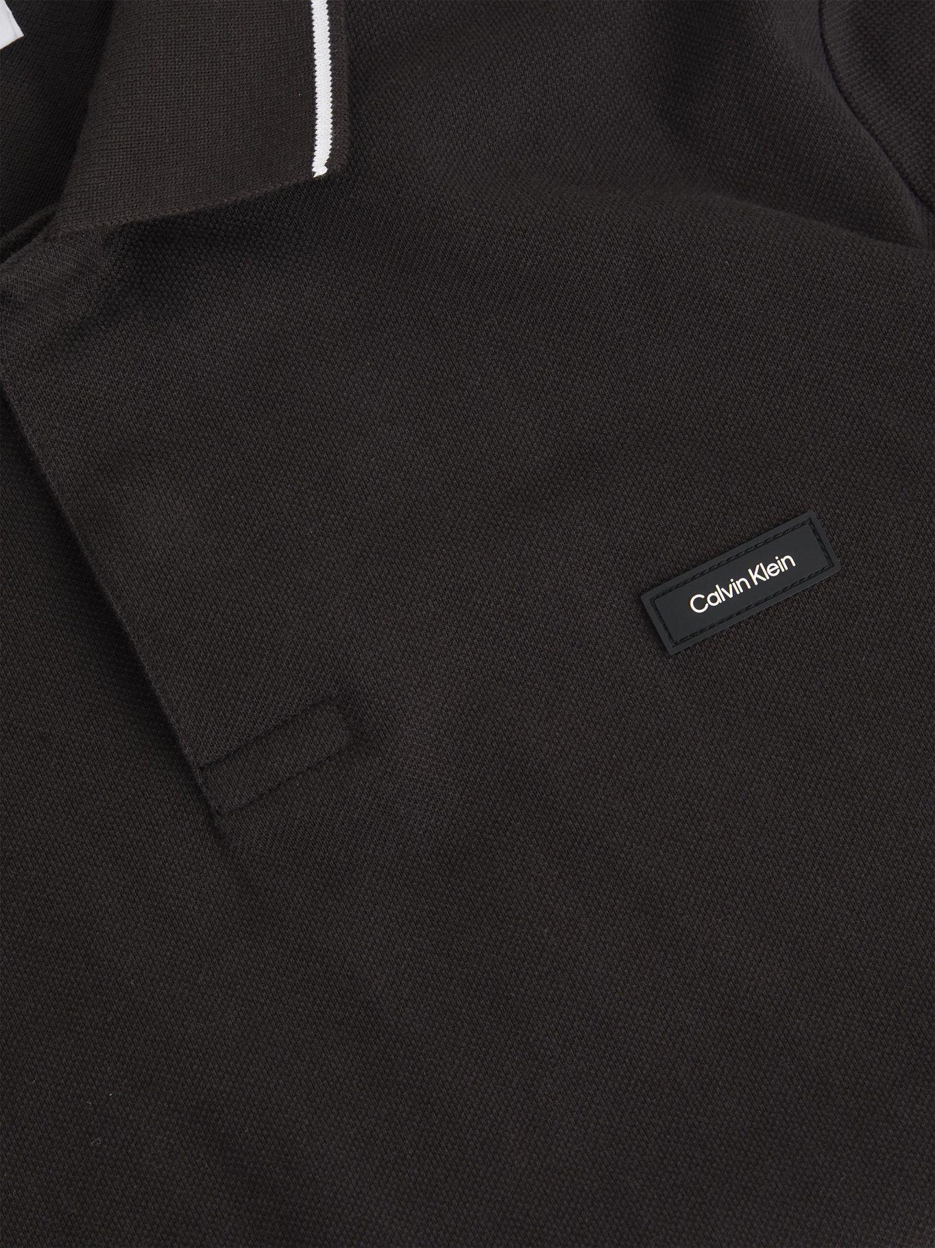 Polo Stretch Pique  Negro Calvin Klein-5