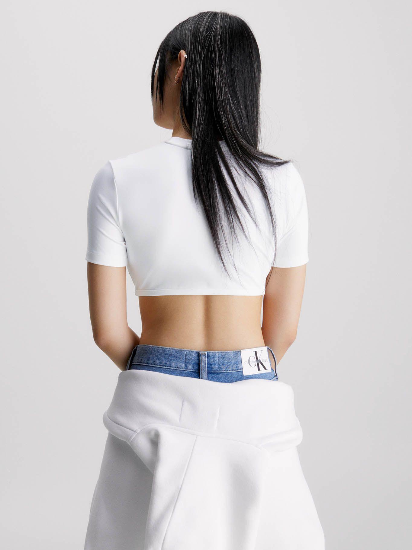 Corpiño Cropped Blanco Calvin Klein-2