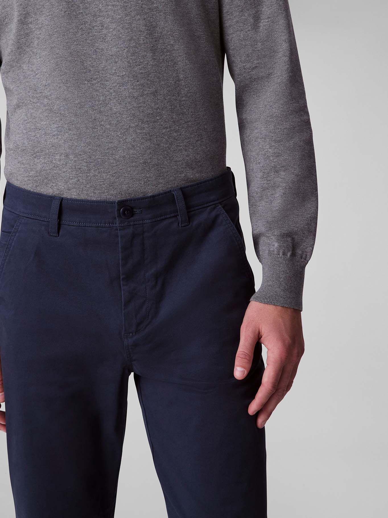 Pantalón Slim de Algodón Signature Negro Calvin Klein-3