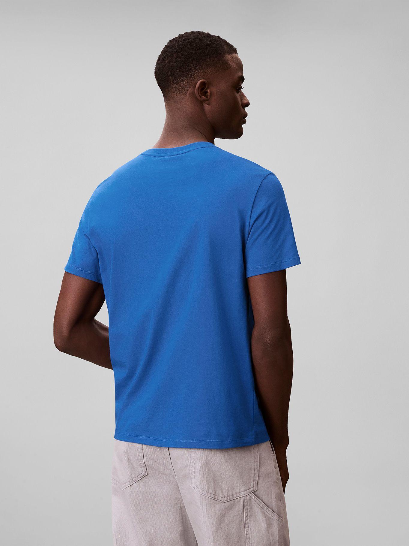 Polera Monograma Bagde 30S Azul Calvin Klein-2
