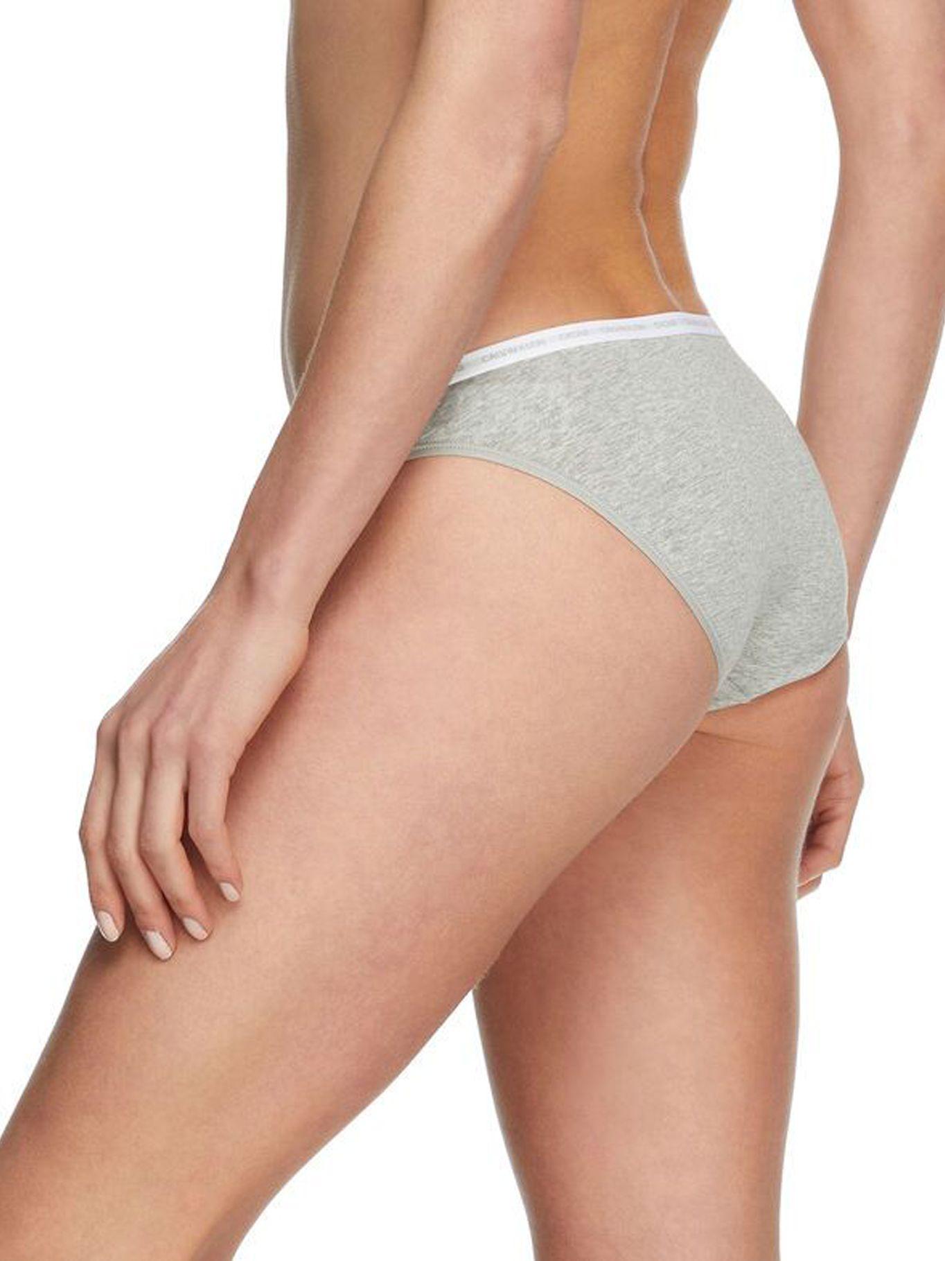 Calzón Bikini Ck One Cotton Gris Calvin Klein-1