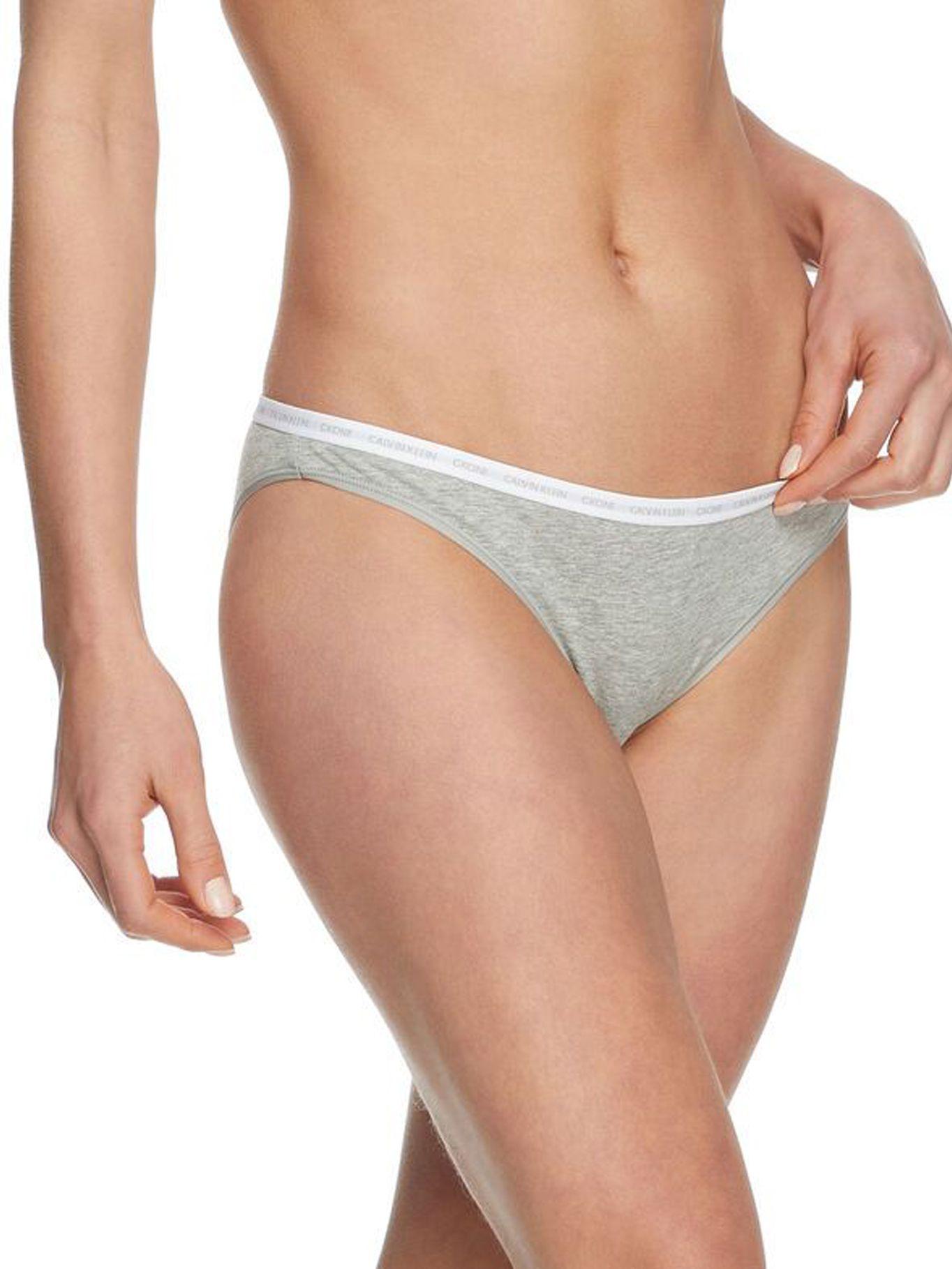 Calzón Bikini Ck One Cotton Gris Calvin Klein-0