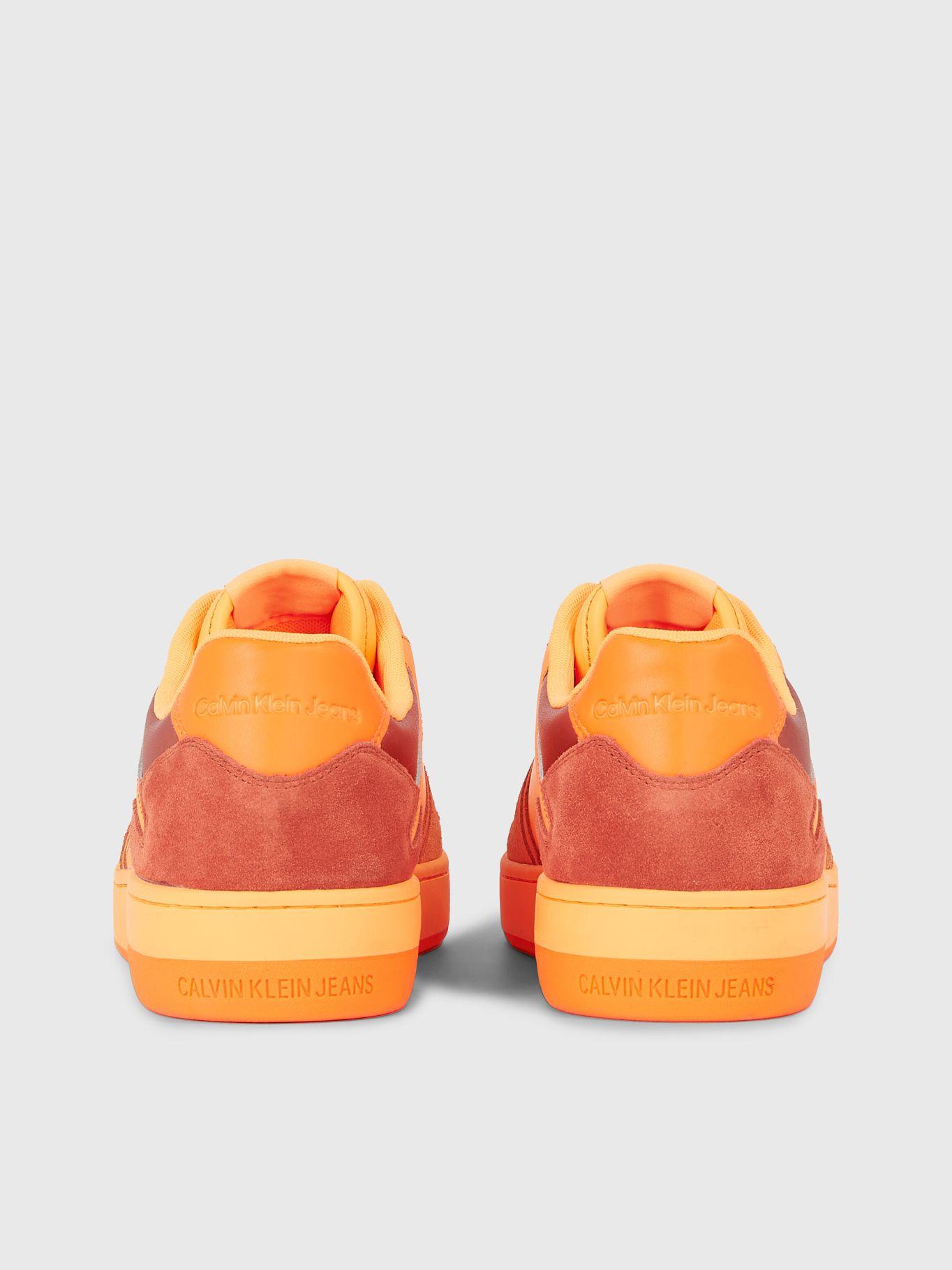Zapatilla Basket Cupsole Lace Up Mix Naranjo Calvin Klein-1
