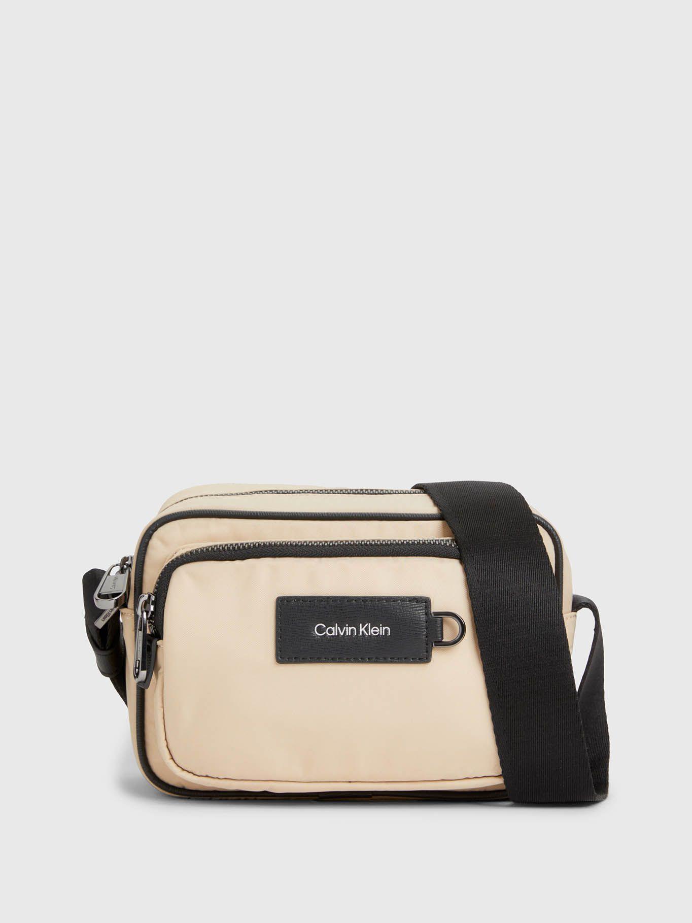 Bolso Bandolera Beige Calvin Klein-0