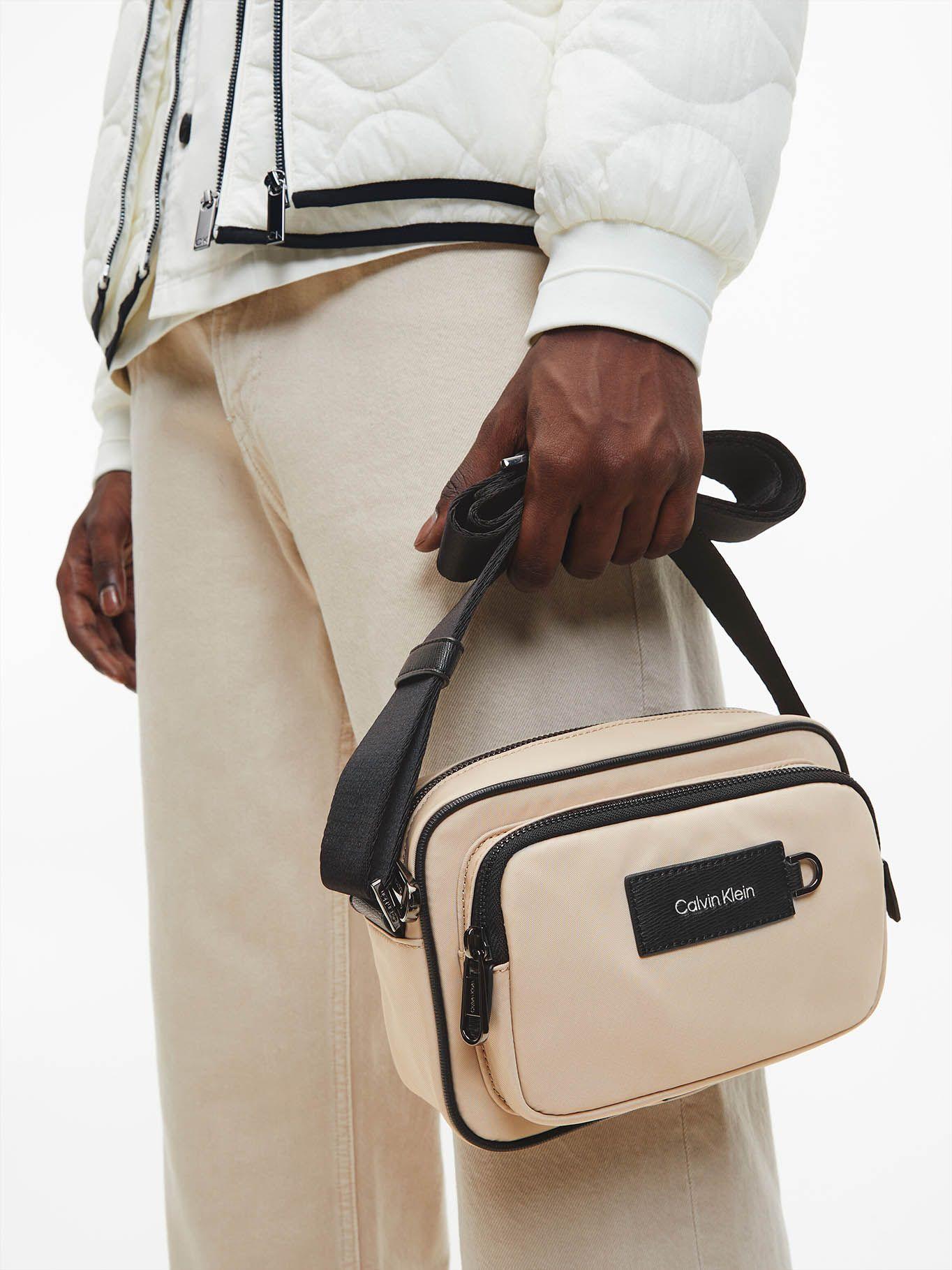 Bolso Bandolera Beige Calvin Klein-3