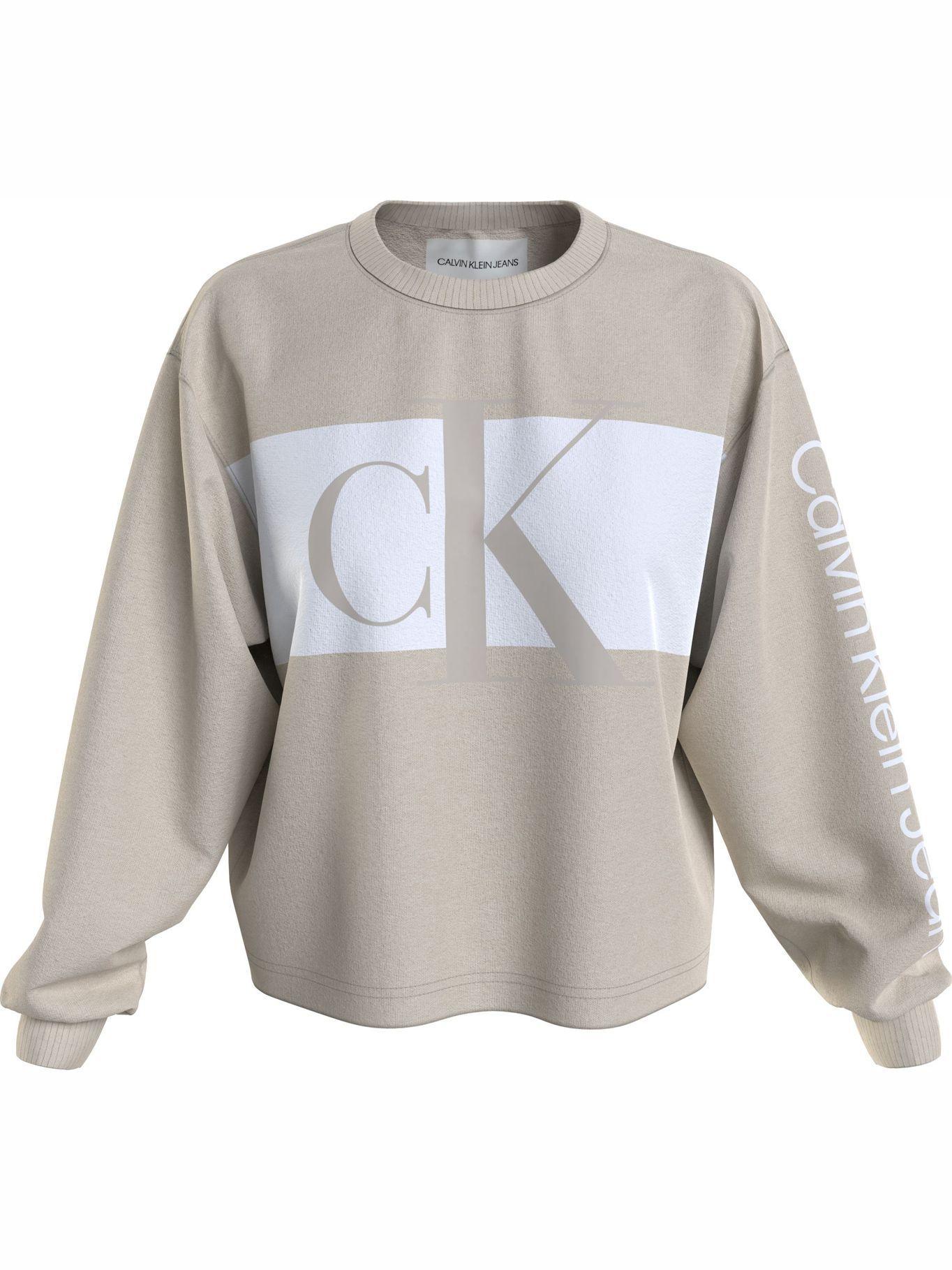 Polerón Blocking Beige Calvin Klein-0