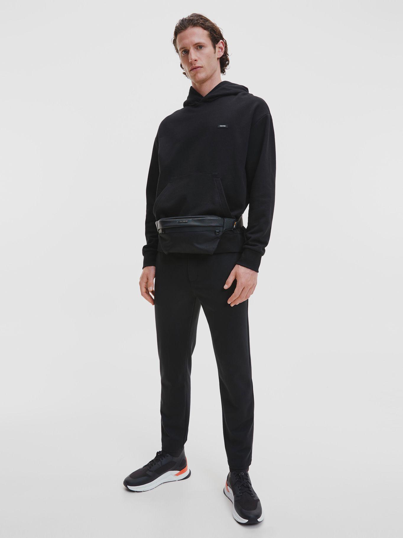 Polerón con Gorro Cotton Comfort Negro Calvin Klein-1