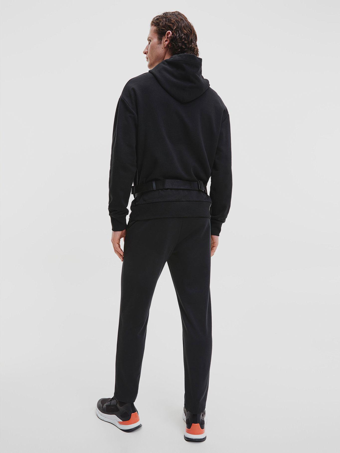 Polerón con Gorro Cotton Comfort Negro Calvin Klein-2