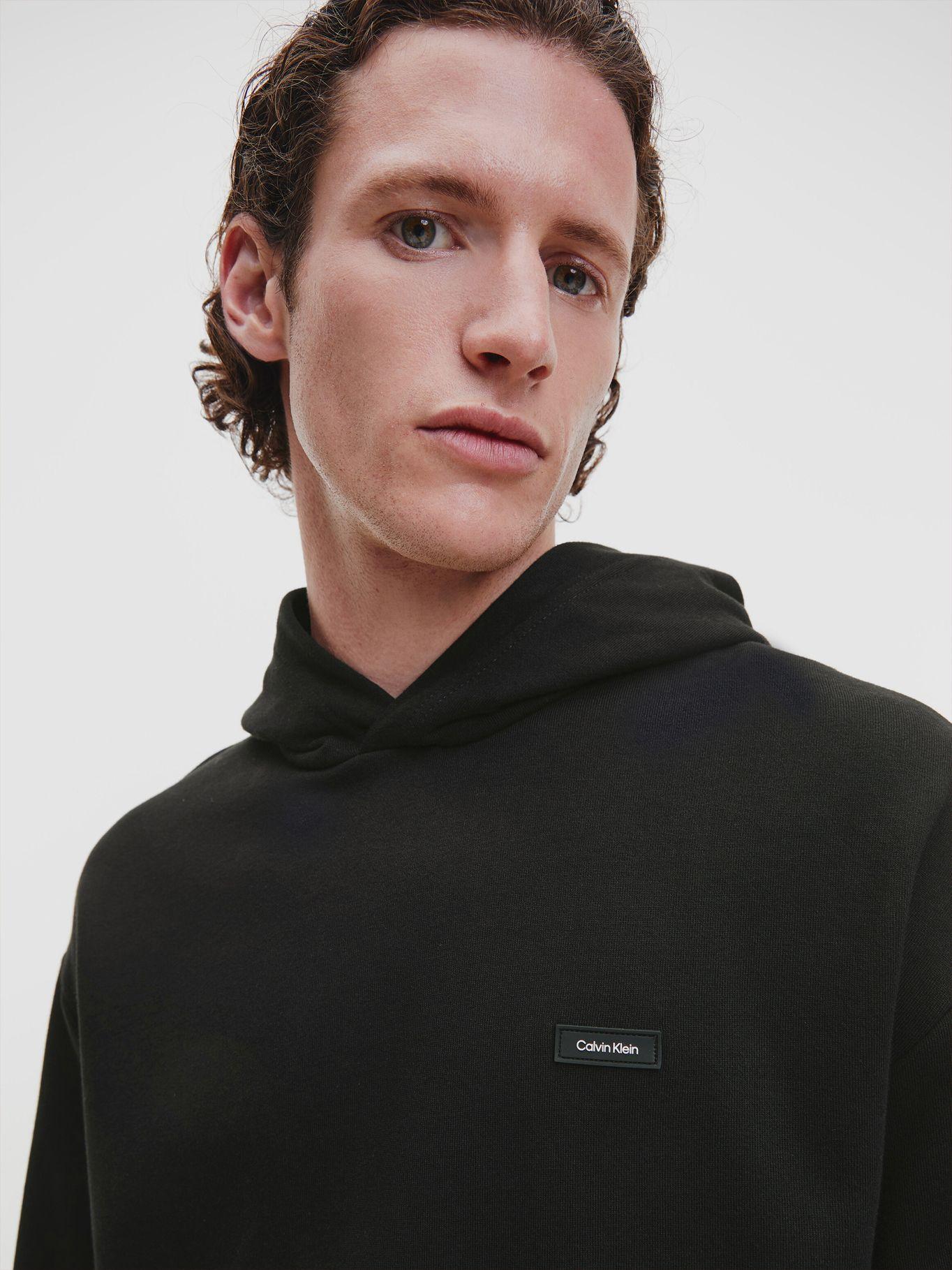 Polerón con Gorro Cotton Comfort Negro Calvin Klein-3