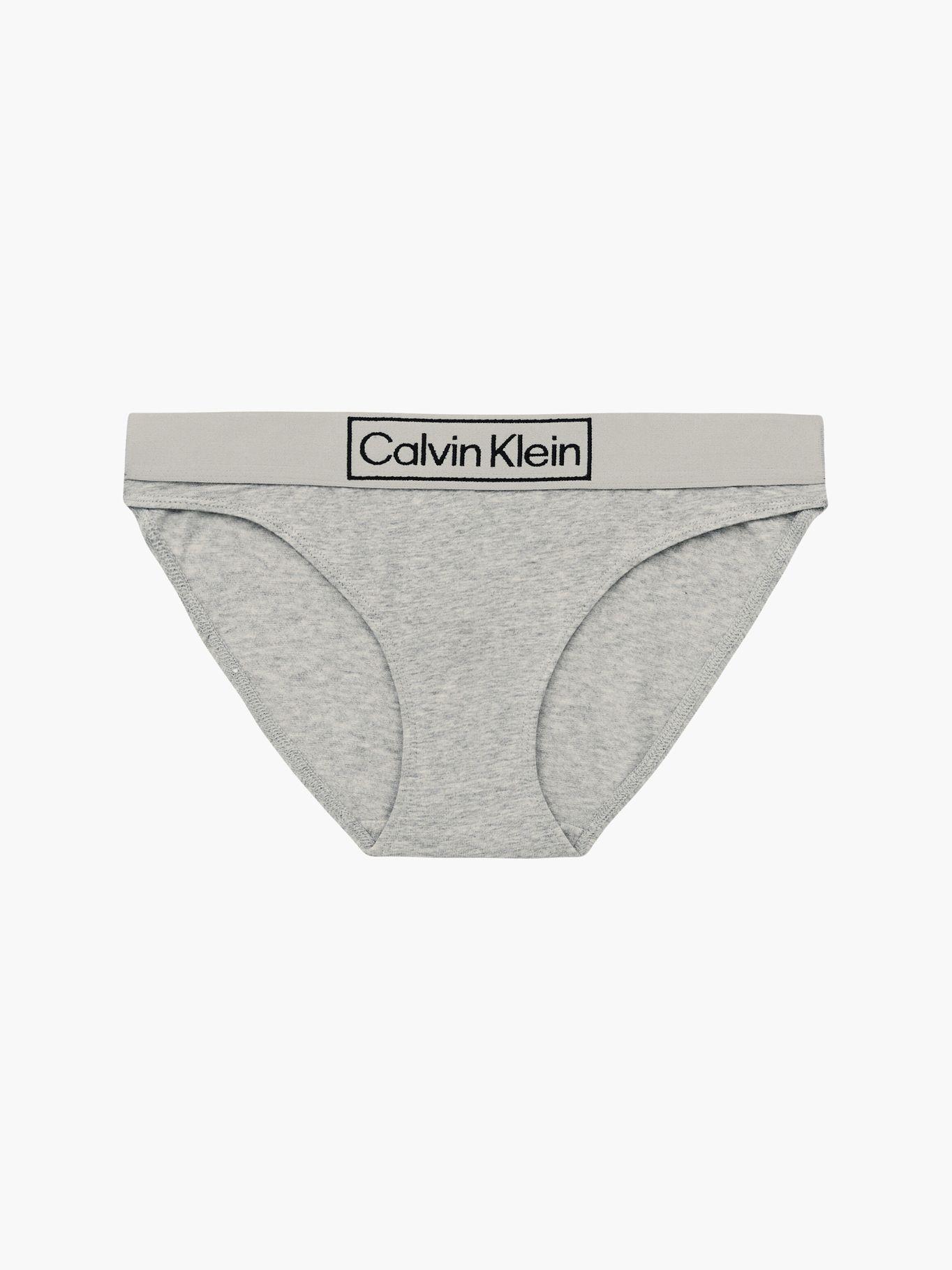 Calzón Bikini Reimagined Heritage Gris Calvin Klein-0