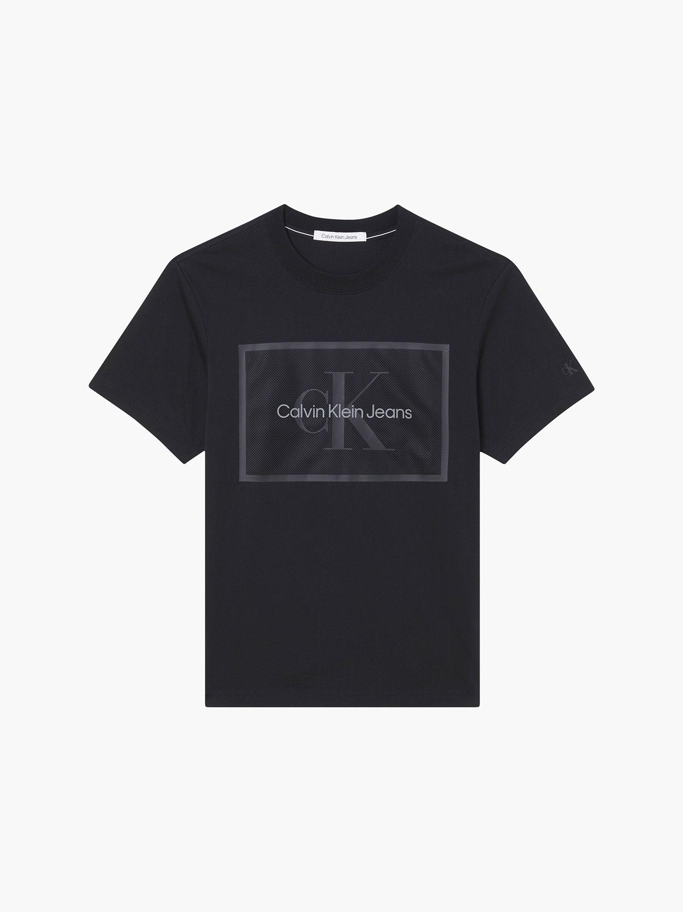 Polera Monologo Mesh Negro Calvin Klein-5