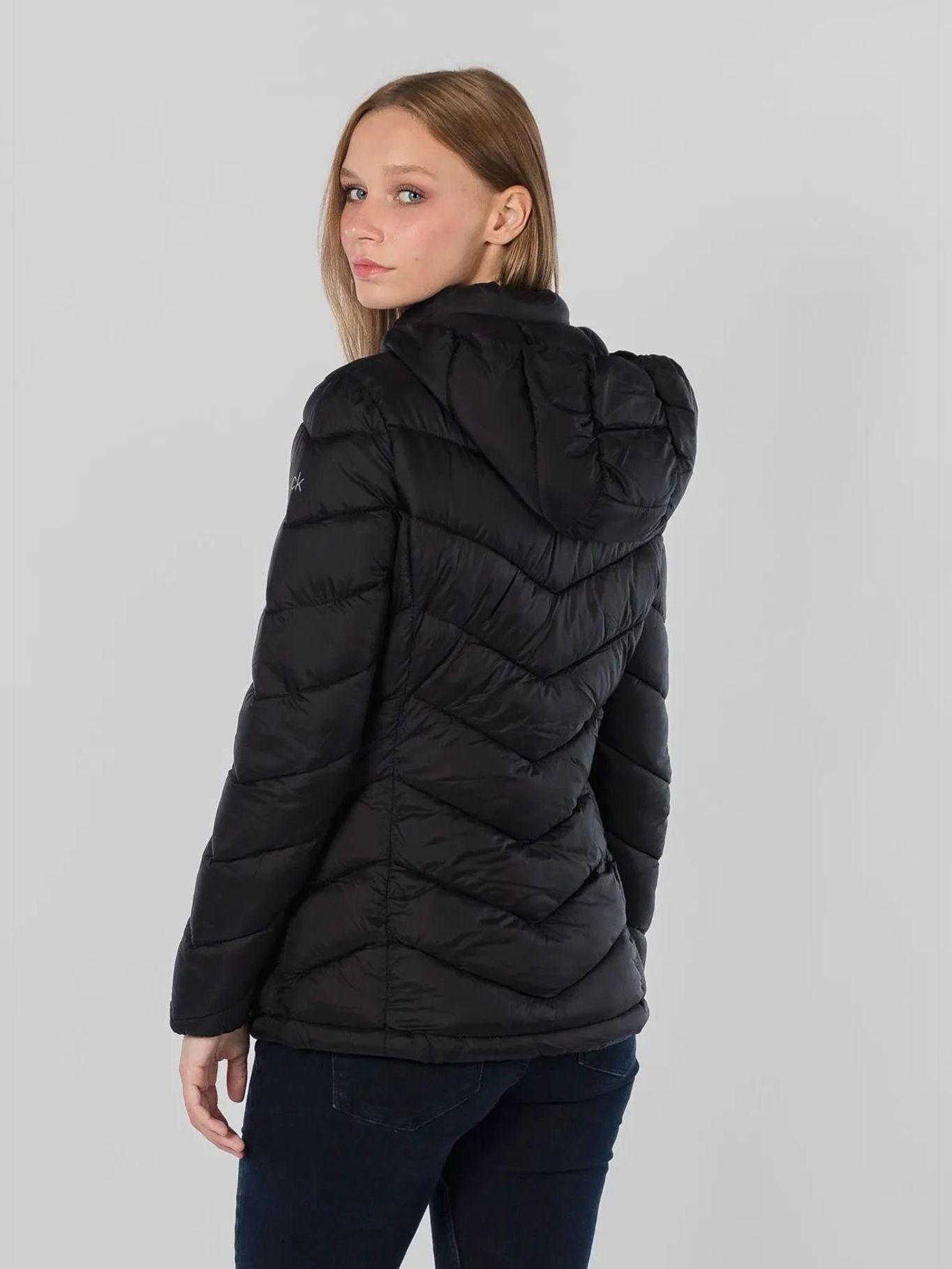 Parka Puffer con Gorro Negro Calvin Klein BLK-2