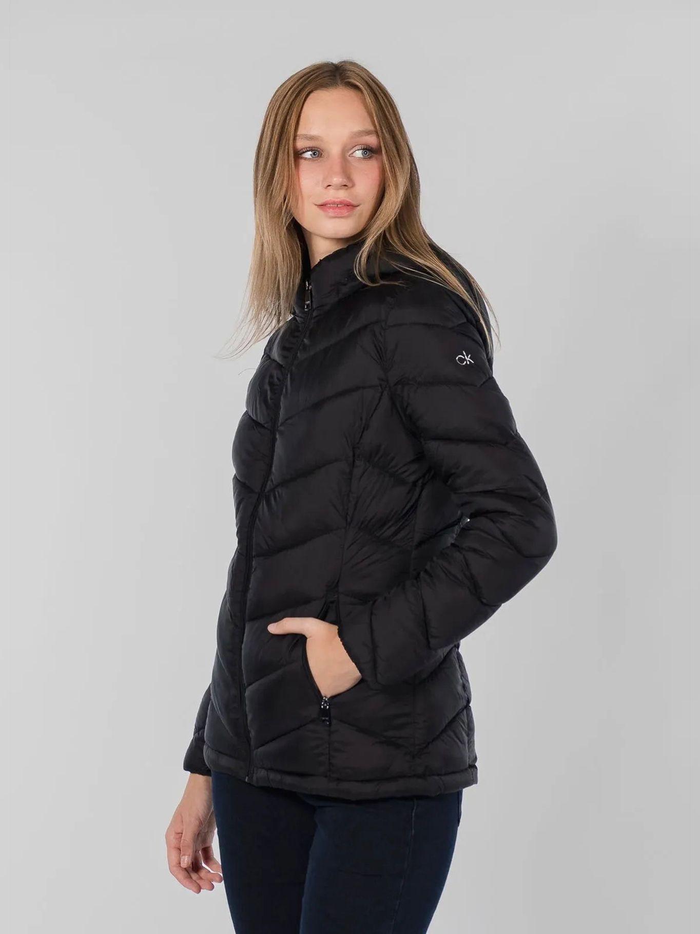 Parka Puffer con Gorro Negro Calvin Klein BLK-3