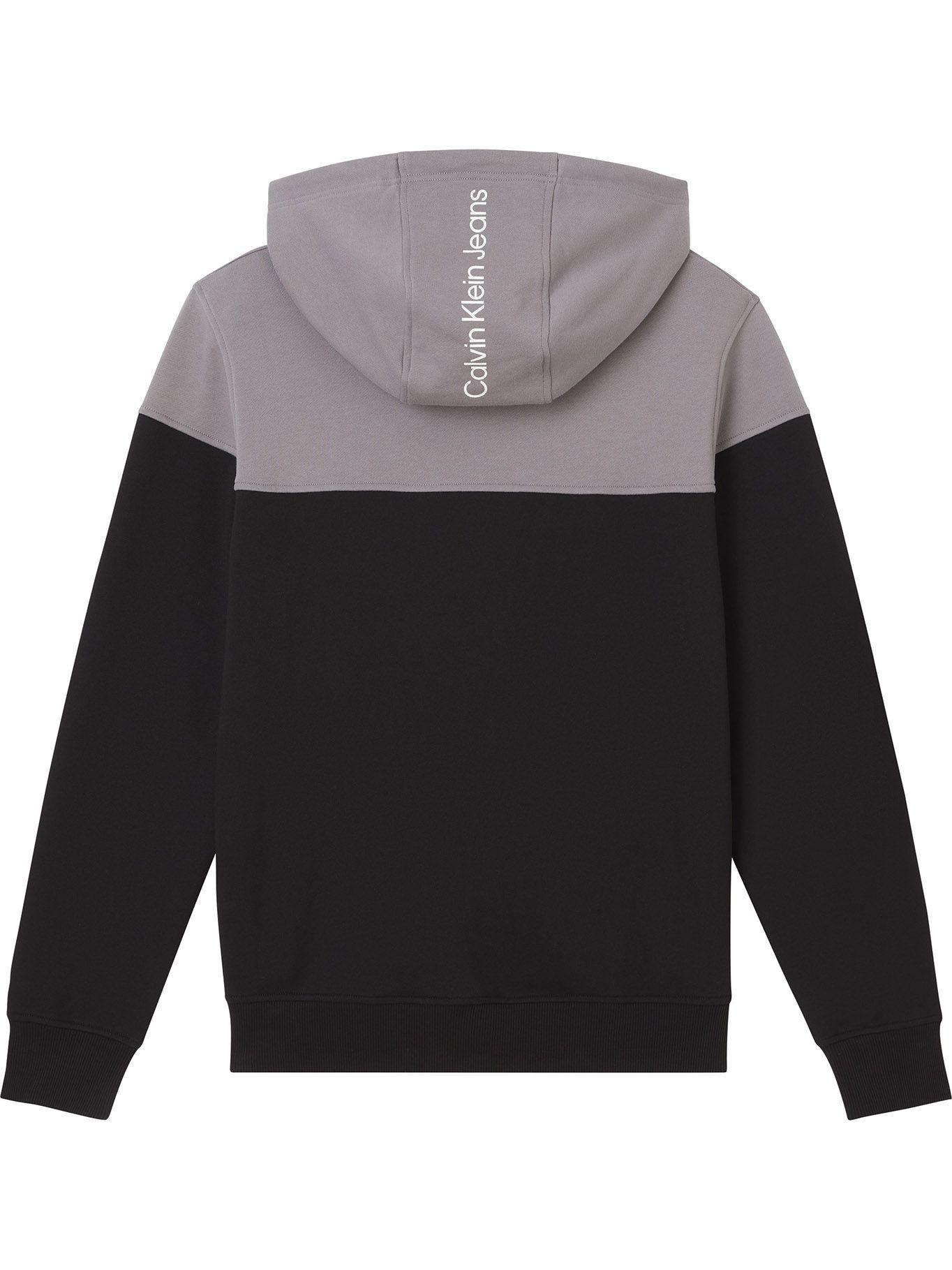 Polerón Colorblock Quarter Negro Calvin Klein-1