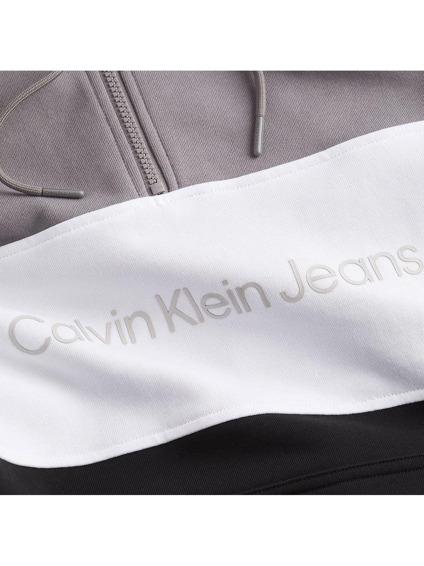 Polerón Colorblock Quarter Negro Calvin Klein-3