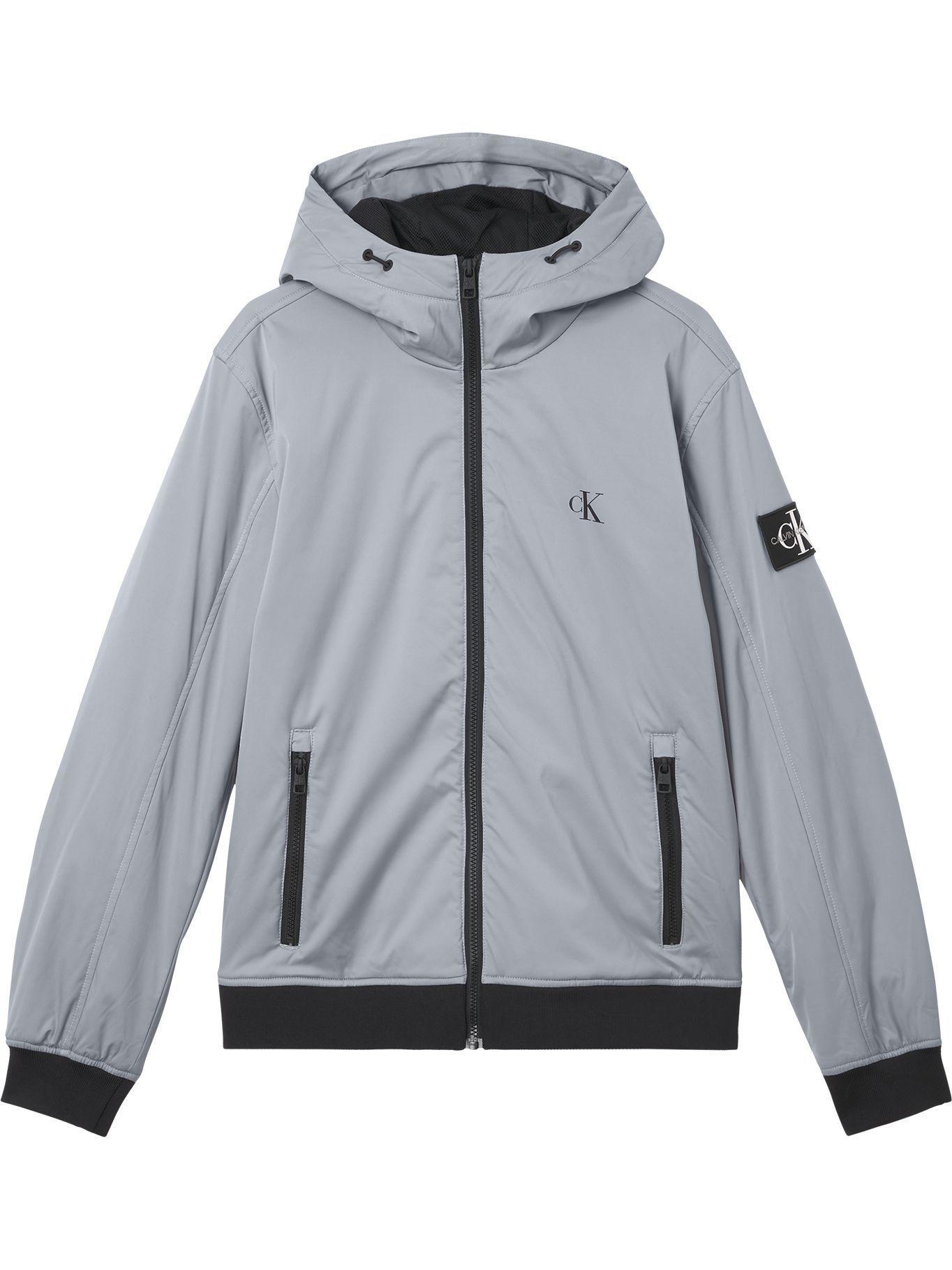Chaqueta Hooded Padded Gris Calvin Klein-0
